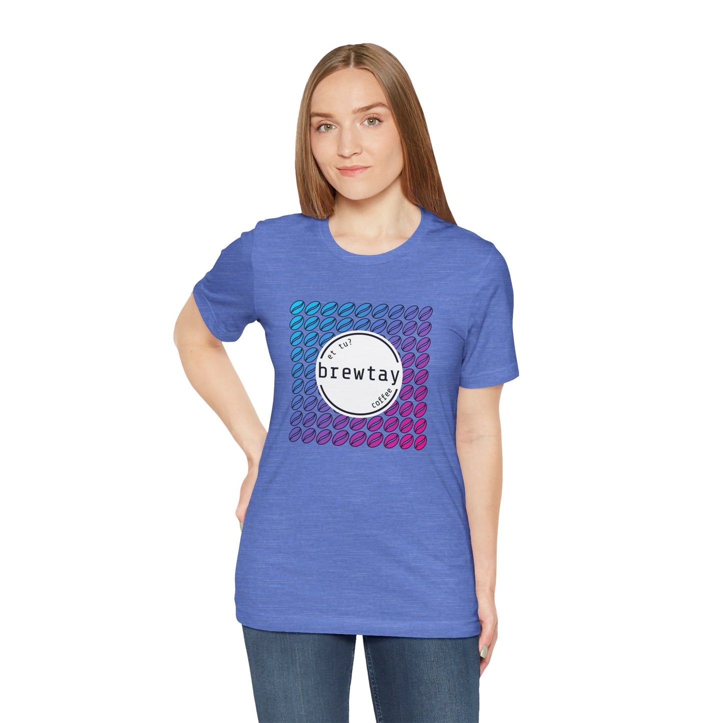 Neon Coffee Bean Gradient T-Shirt Printify