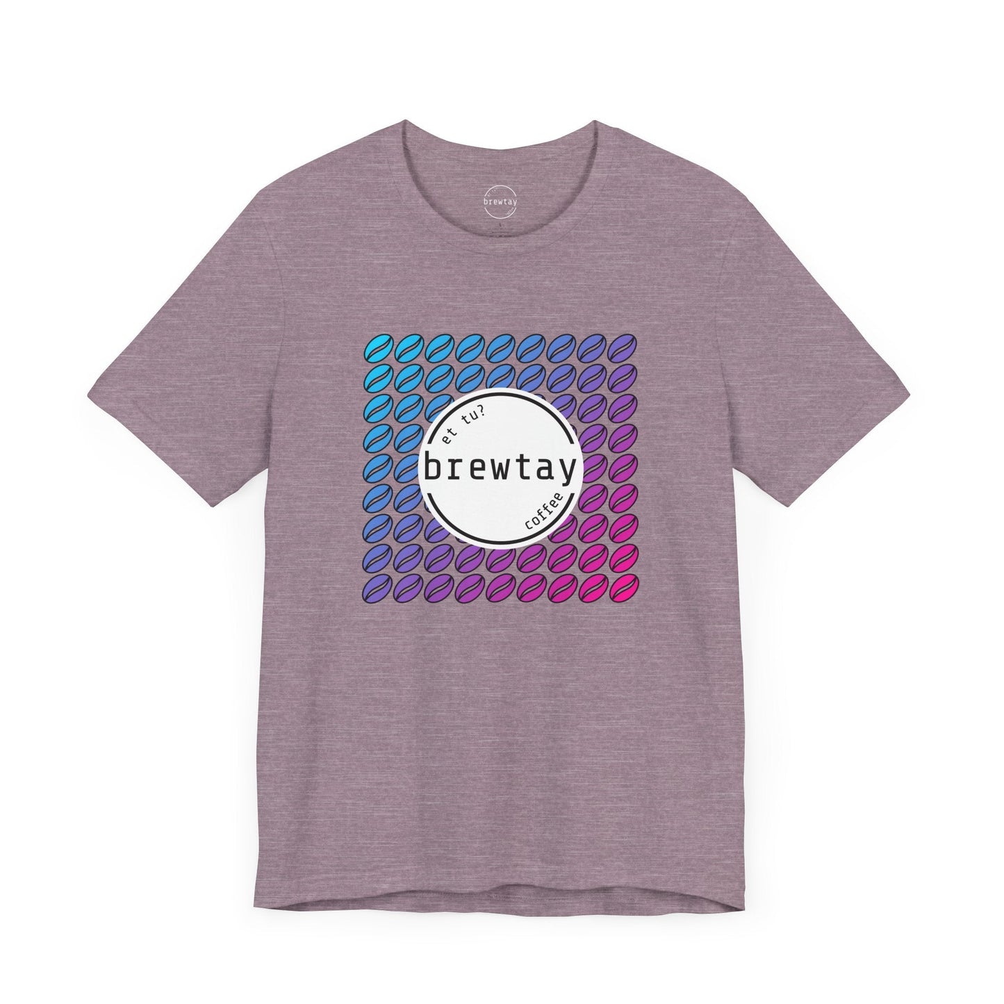 Neon Coffee Bean Gradient T-Shirt Printify