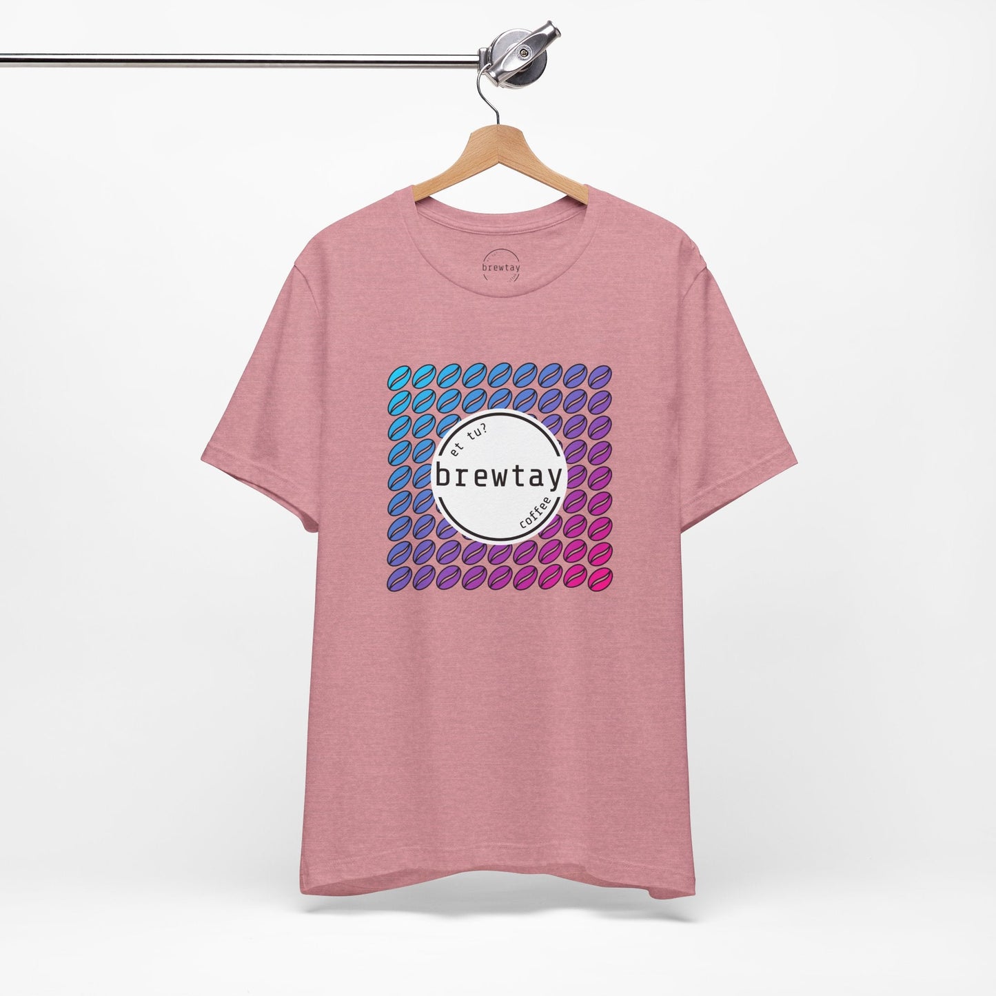 Neon Coffee Bean Gradient T-Shirt Printify