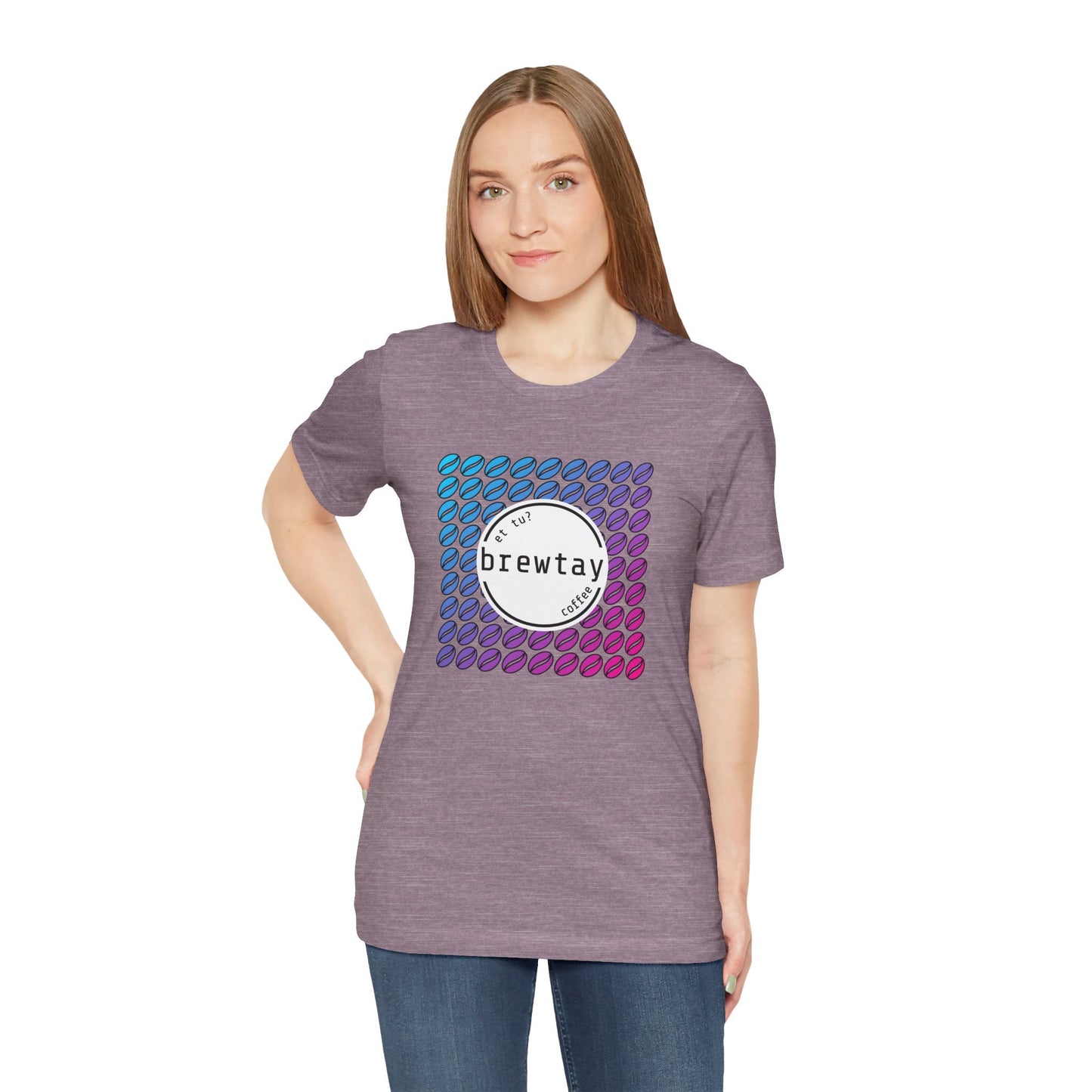 Neon Coffee Bean Gradient T-Shirt Printify