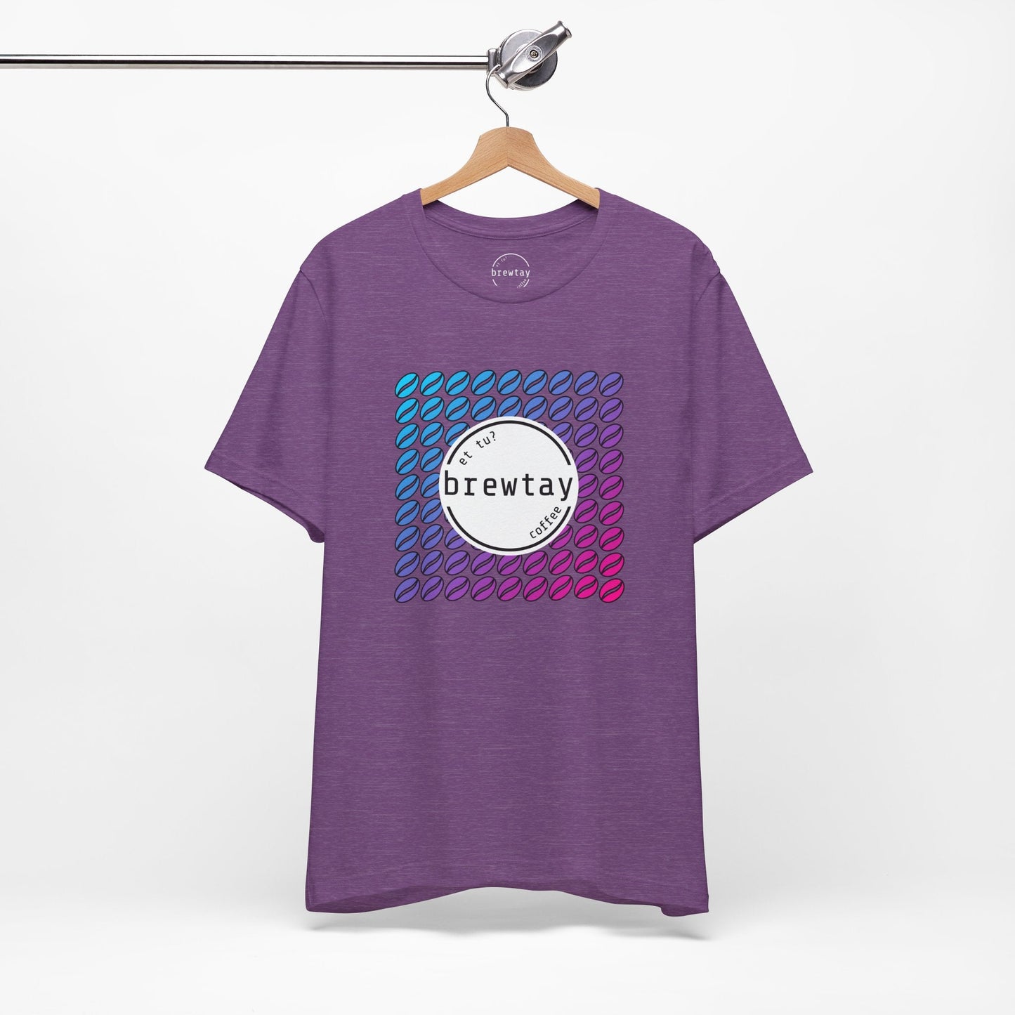 Neon Coffee Bean Gradient T-Shirt Printify