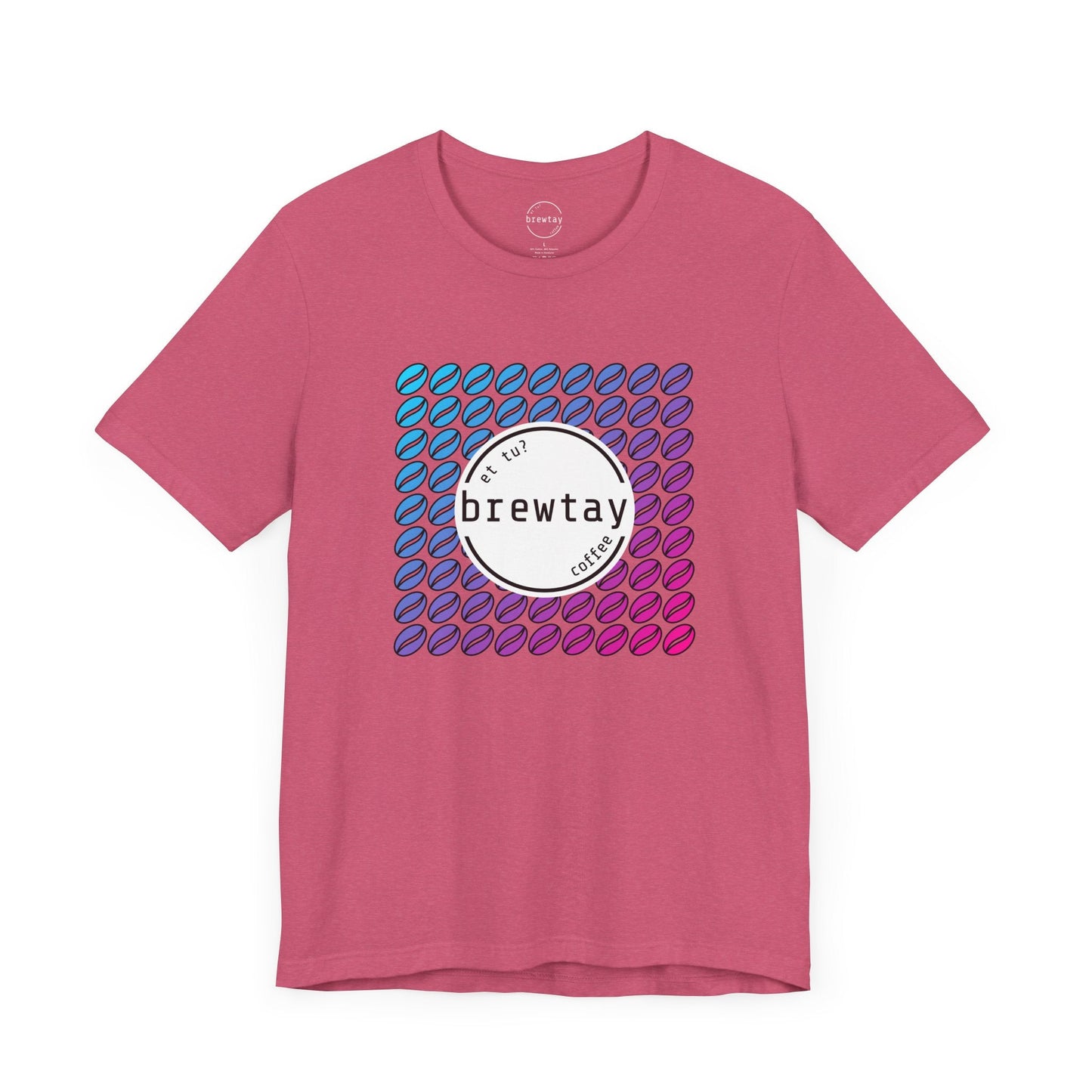 Neon Coffee Bean Gradient T-Shirt Printify