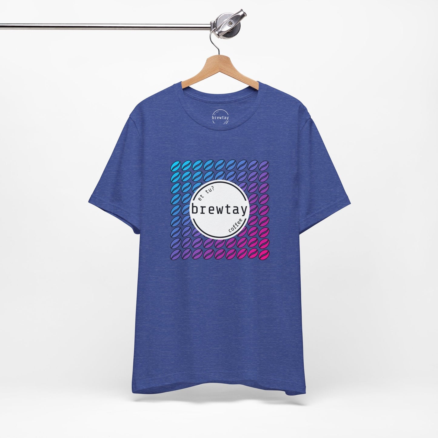 Neon Coffee Bean Gradient T-Shirt Printify
