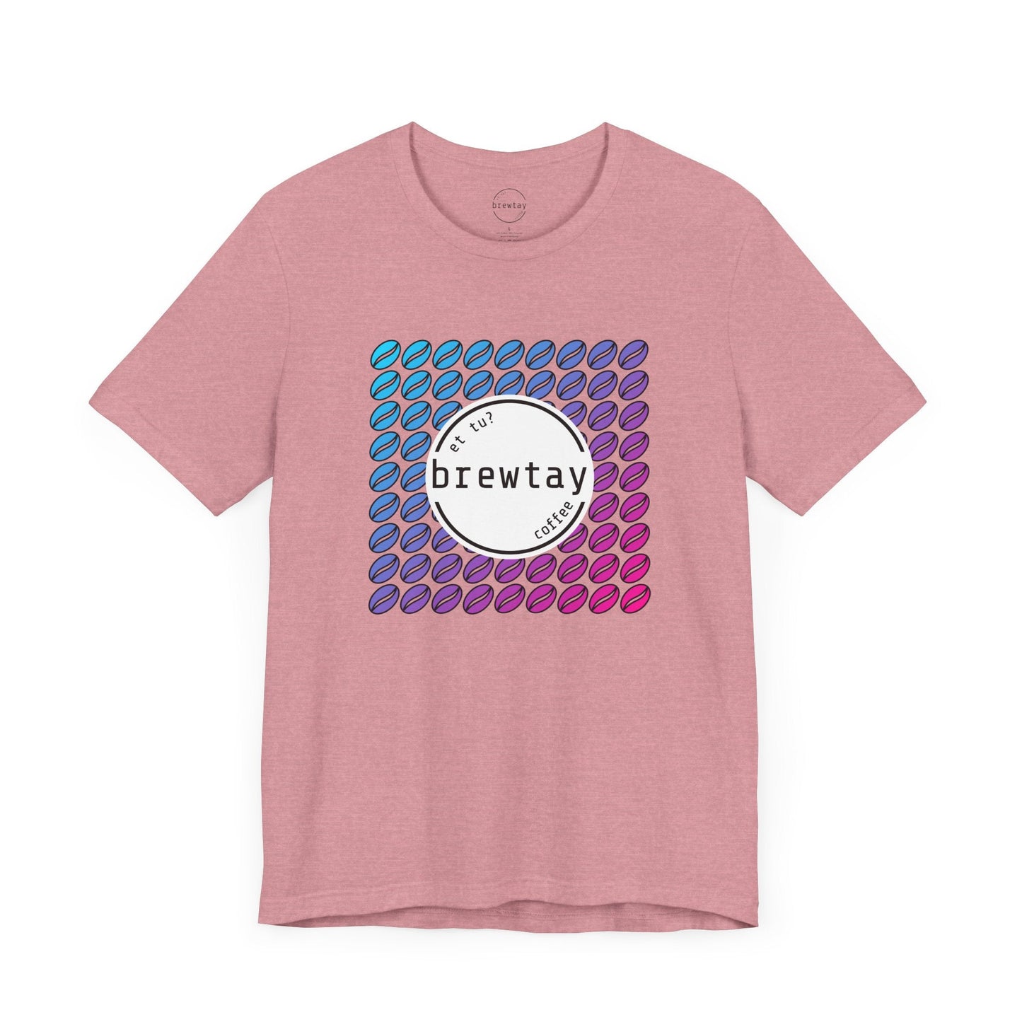 Neon Coffee Bean Gradient T-Shirt Printify