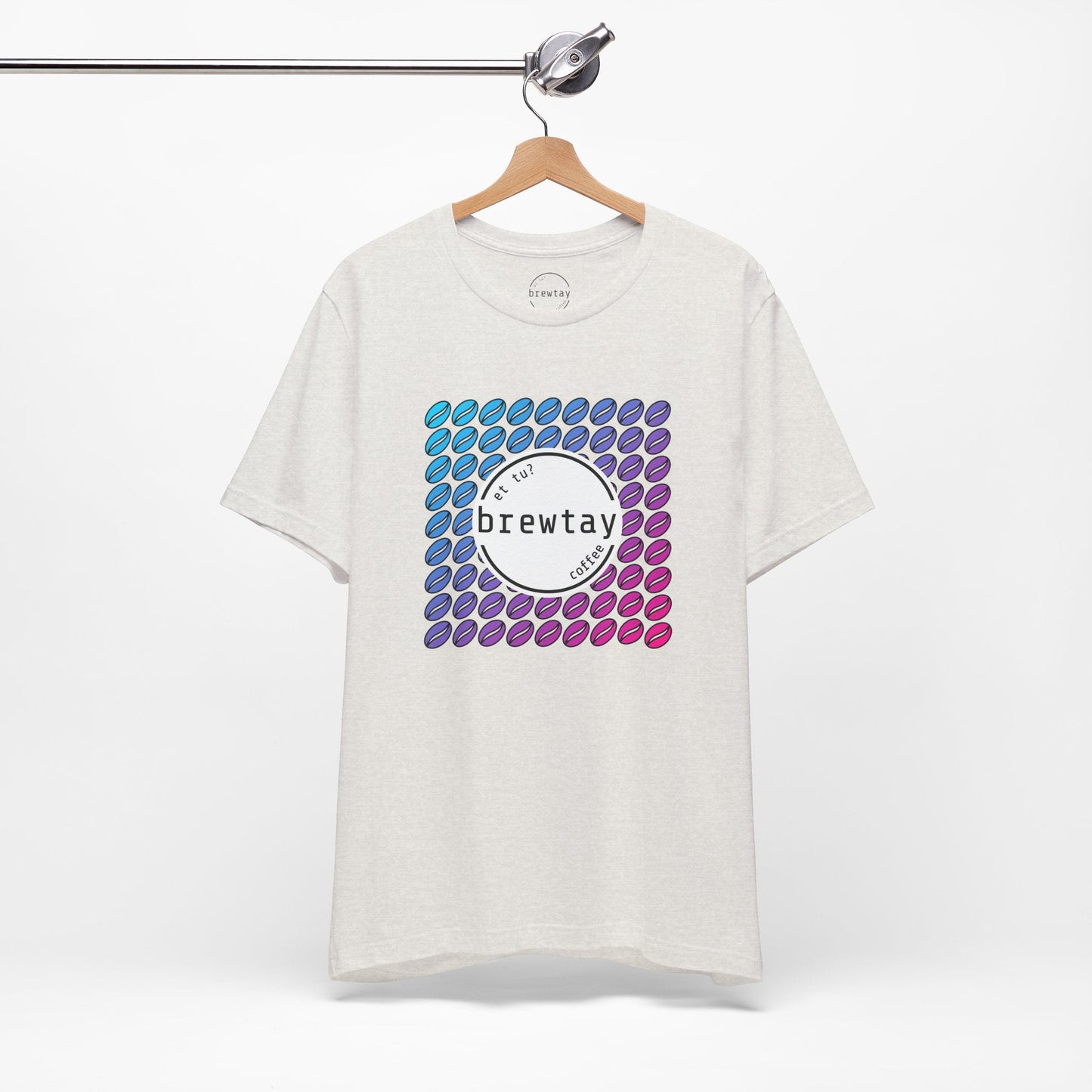 Neon Coffee Bean Gradient T-Shirt Printify