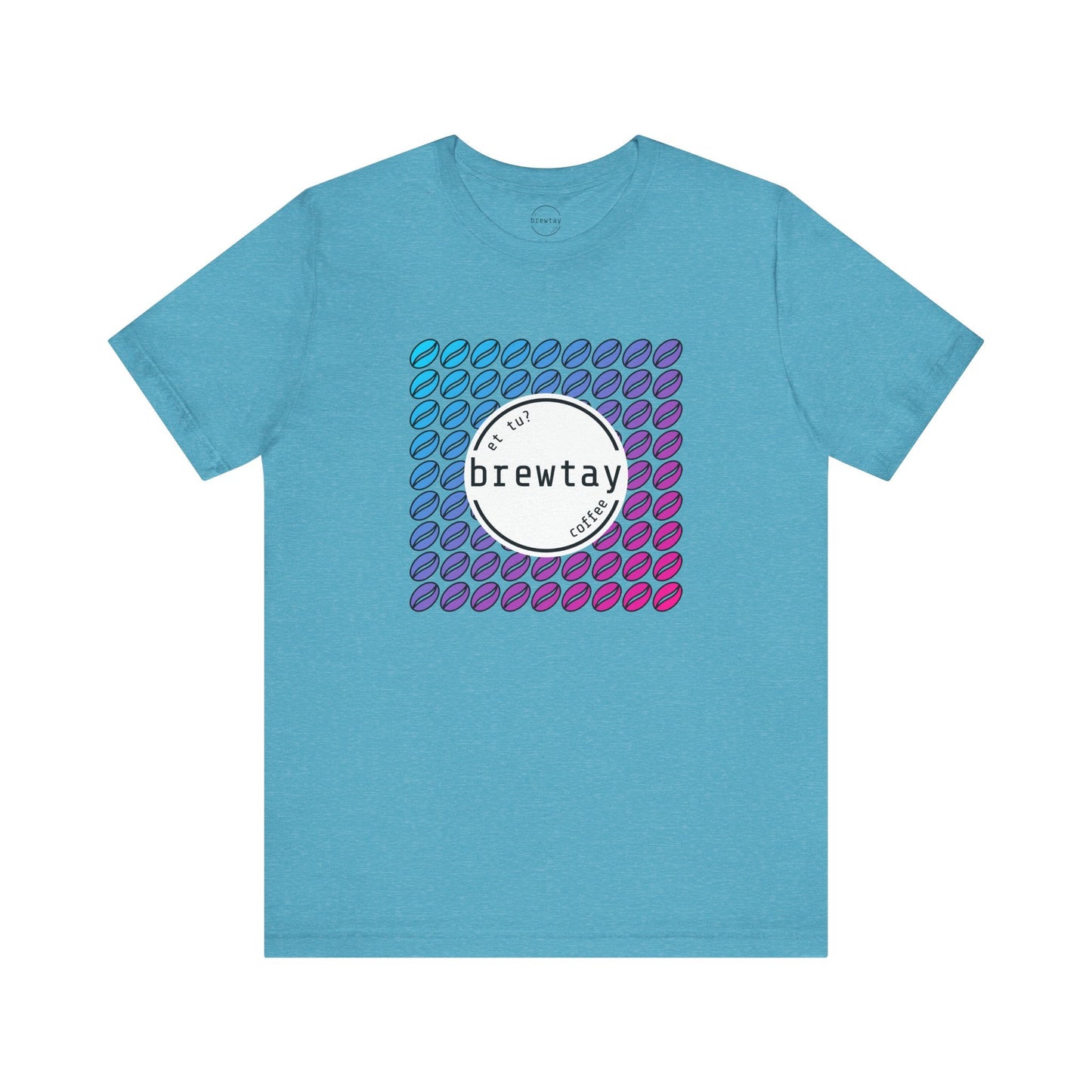 Neon Coffee Bean Gradient T-Shirt Printify