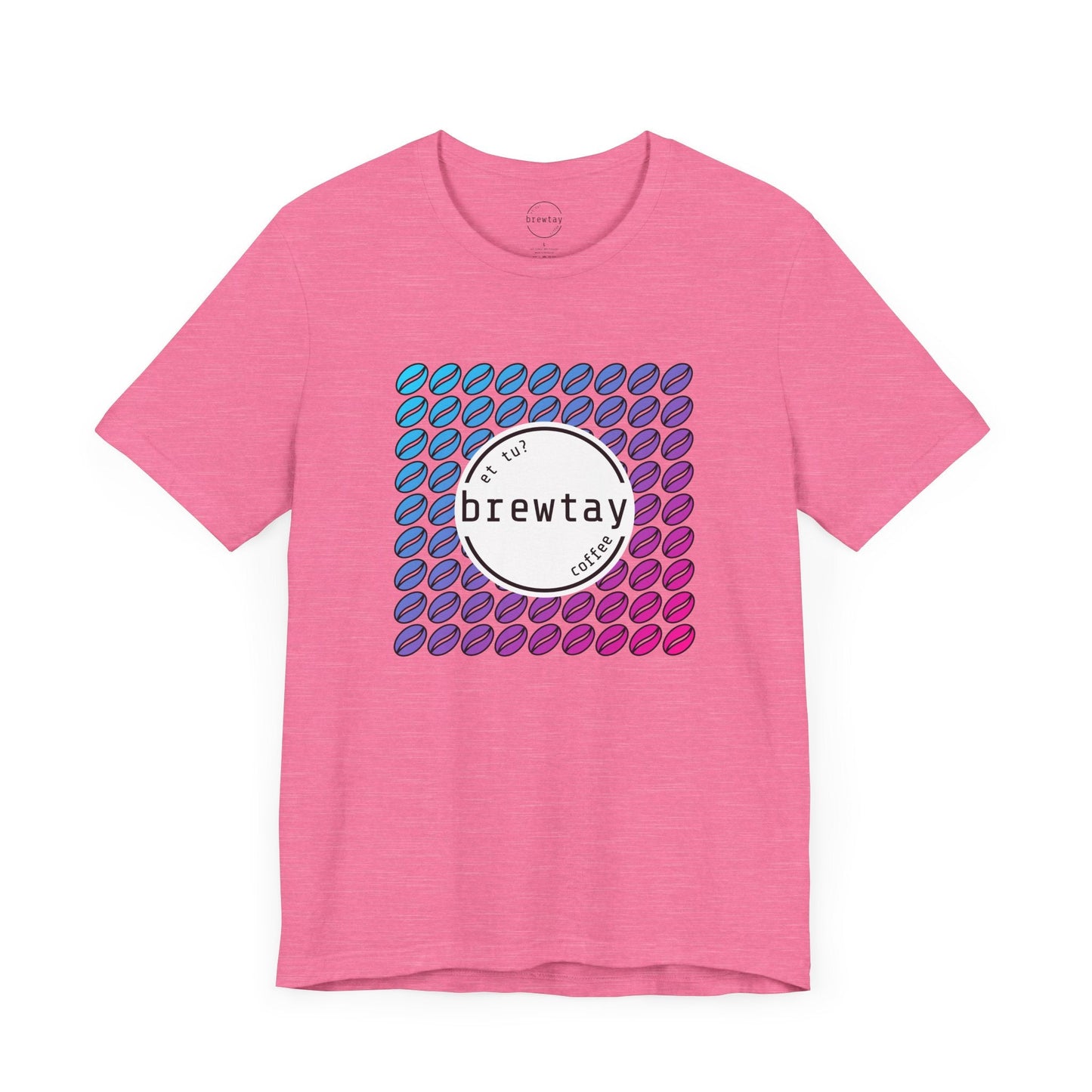 Neon Coffee Bean Gradient T-Shirt Printify