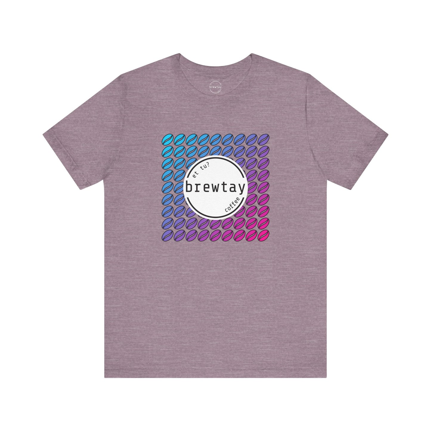 Neon Coffee Bean Gradient T-Shirt Printify
