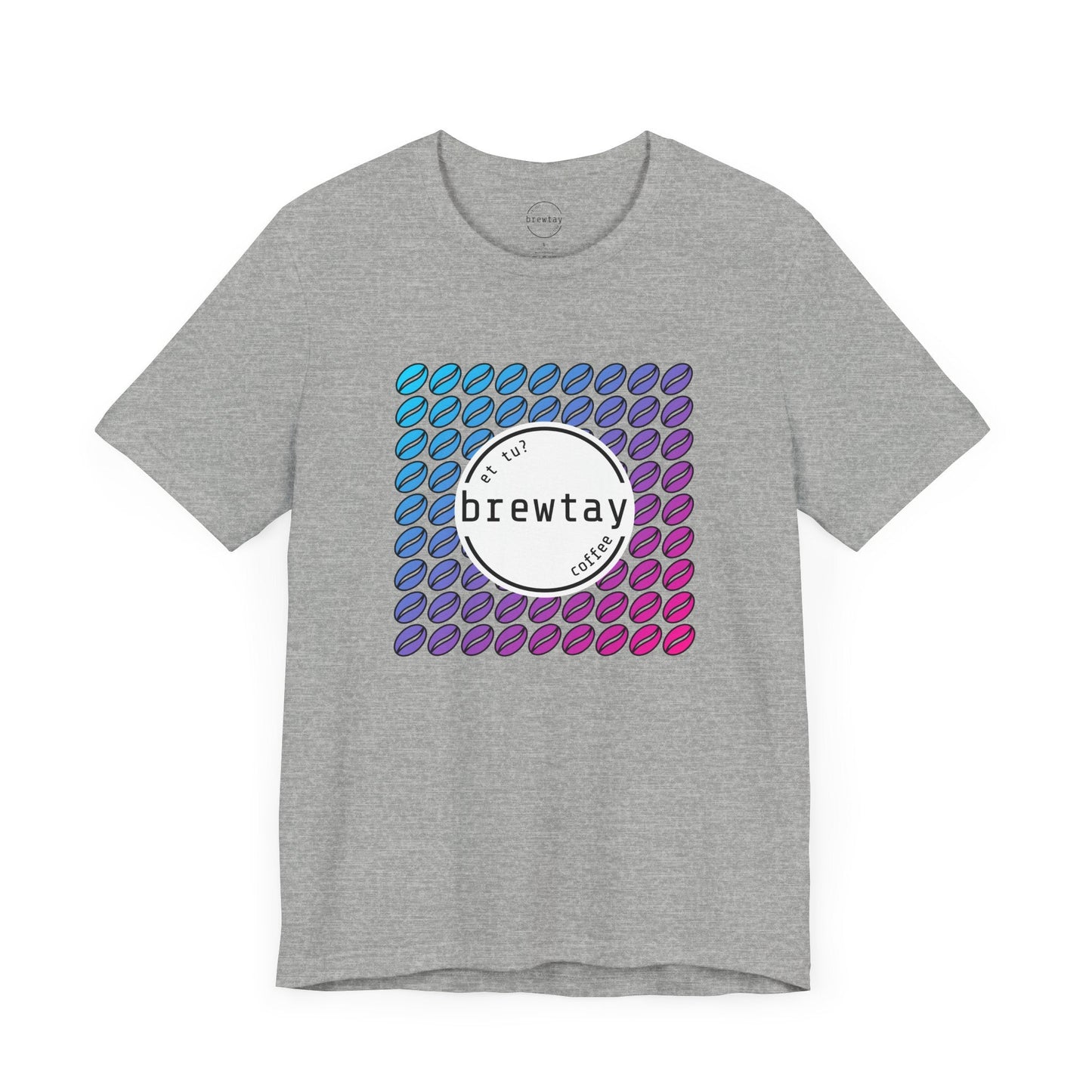 Neon Coffee Bean Gradient T-Shirt Printify