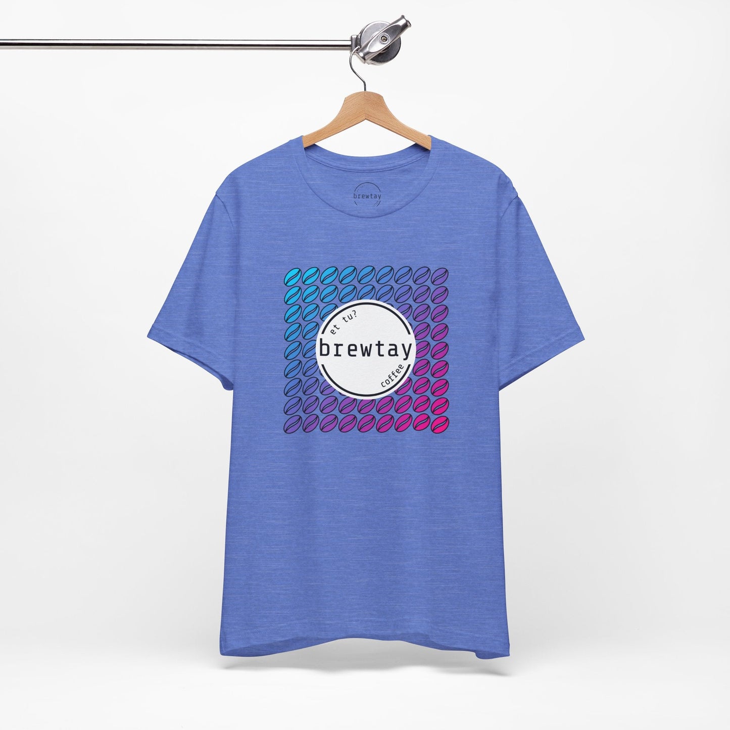 Neon Coffee Bean Gradient T-Shirt Printify