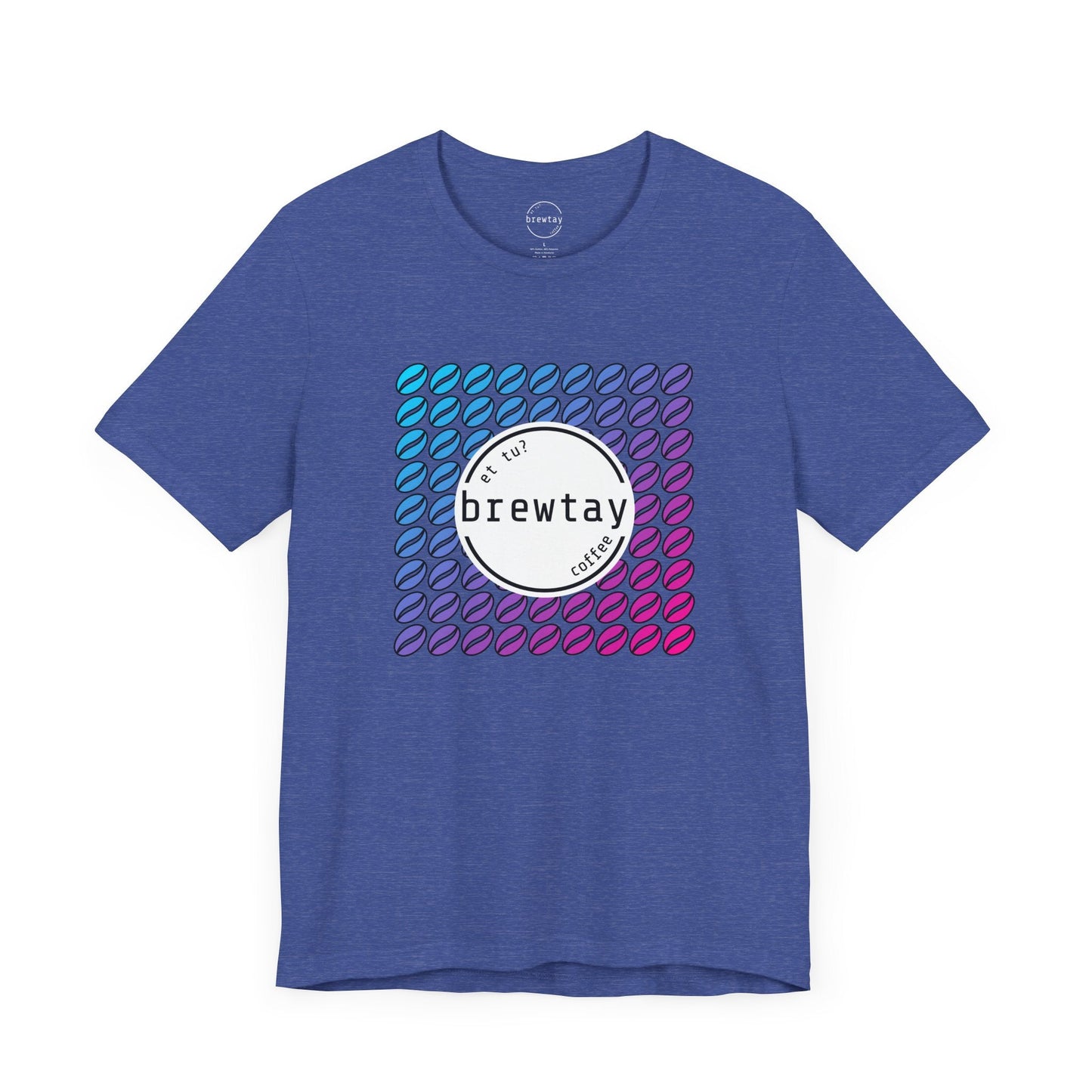 Neon Coffee Bean Gradient T-Shirt Printify