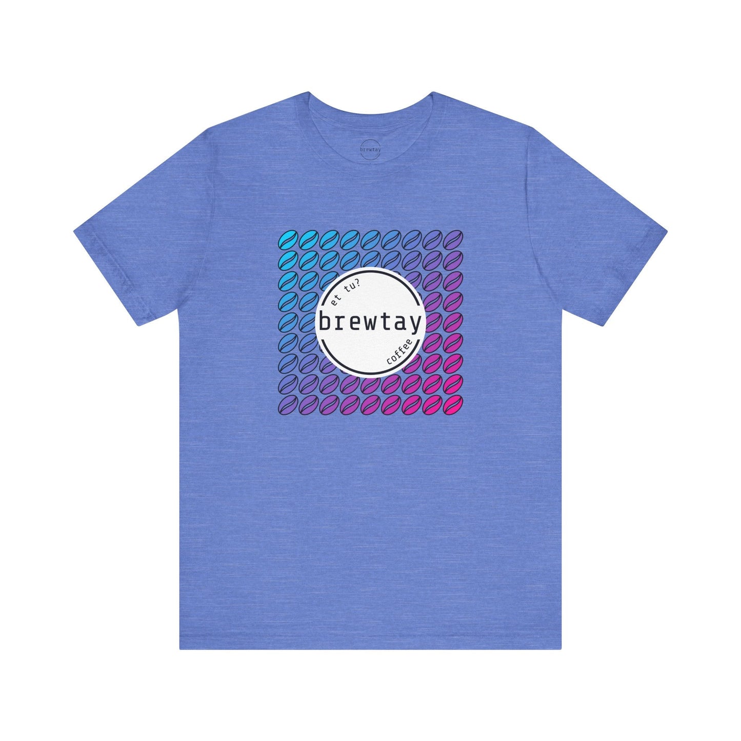 Neon Coffee Bean Gradient T-Shirt Printify