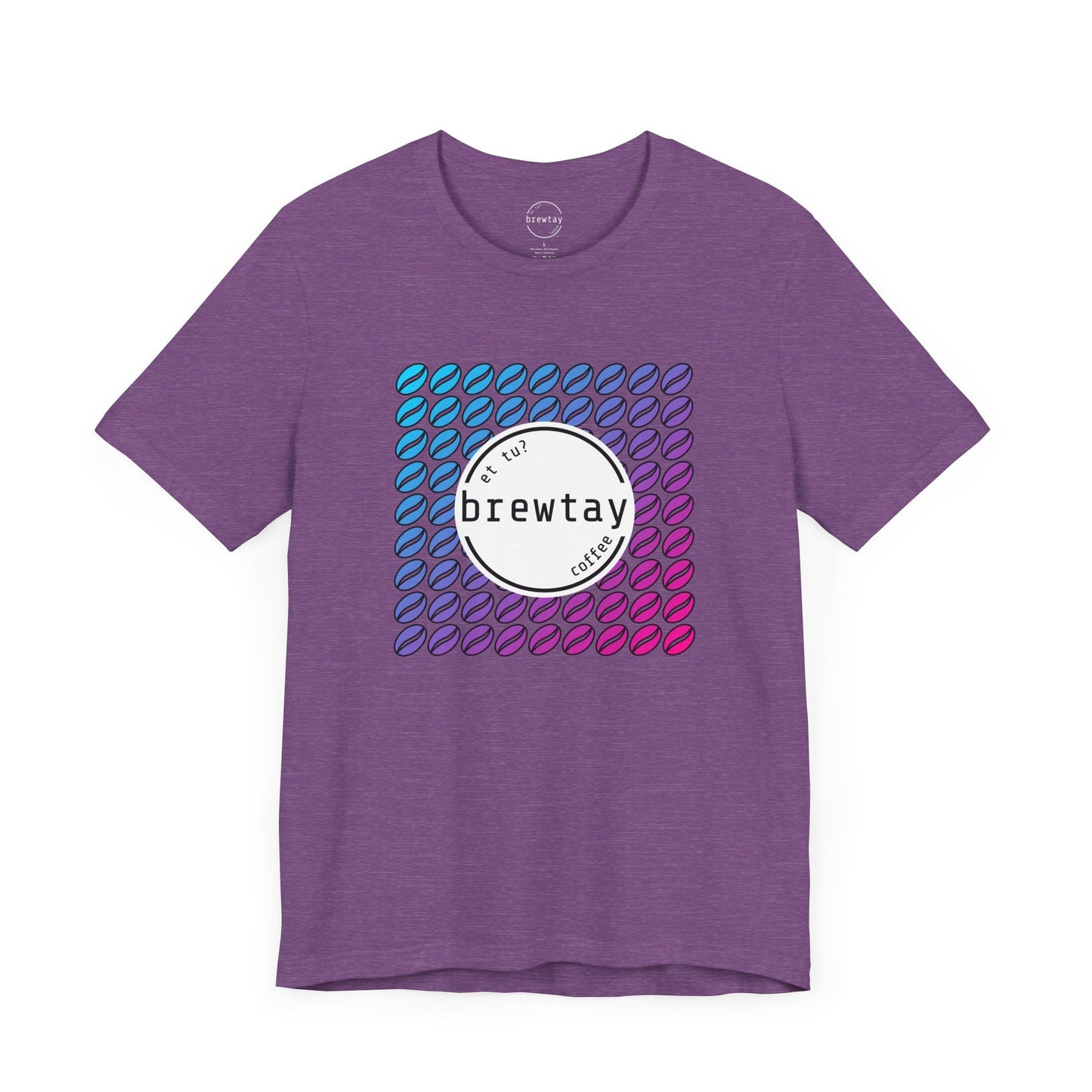 Neon Coffee Bean Gradient T-Shirt Printify