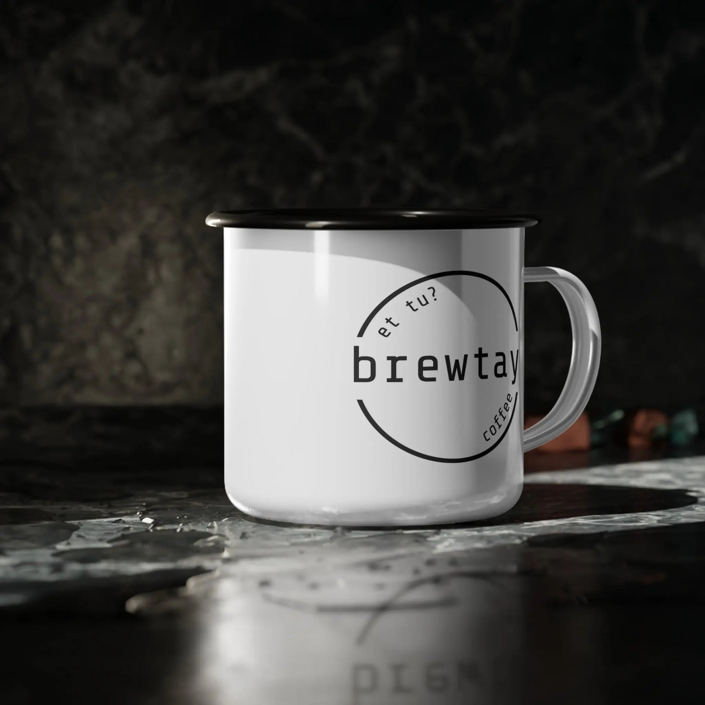Logo Enamel Camp Cup - Brewtay Coffee