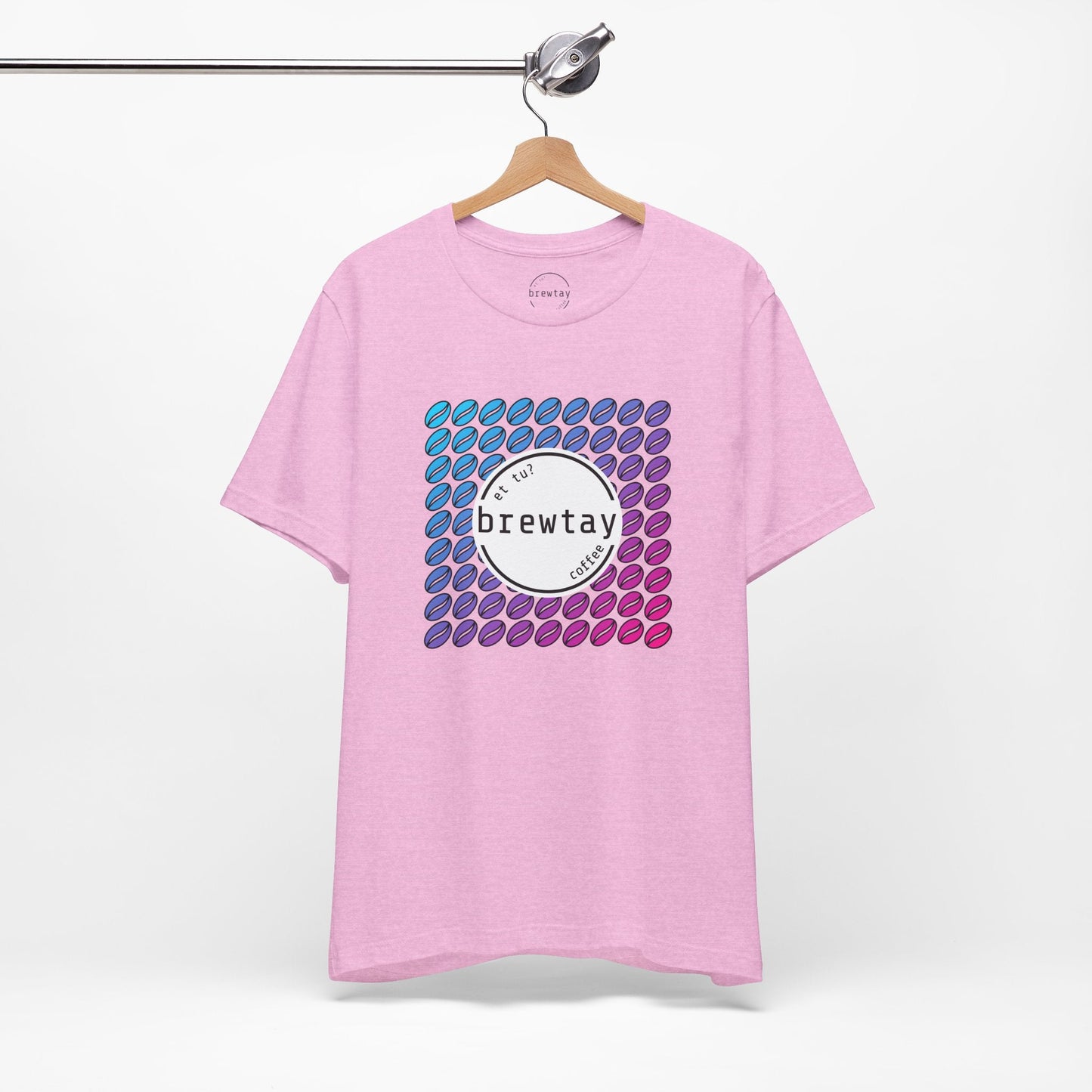 Neon Coffee Bean Gradient T-Shirt Printify
