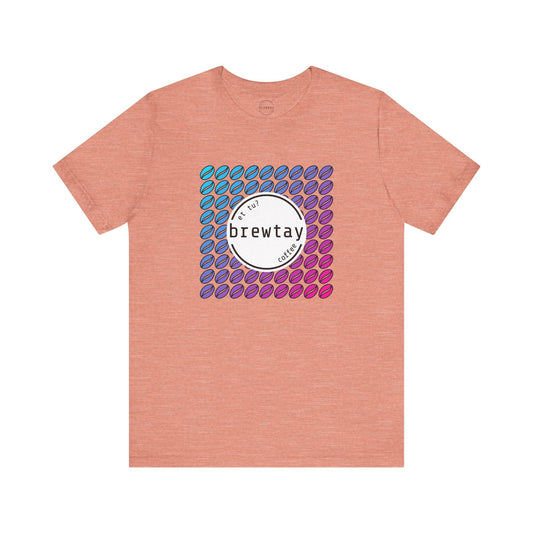 Neon Coffee Bean Gradient T-Shirt Printify
