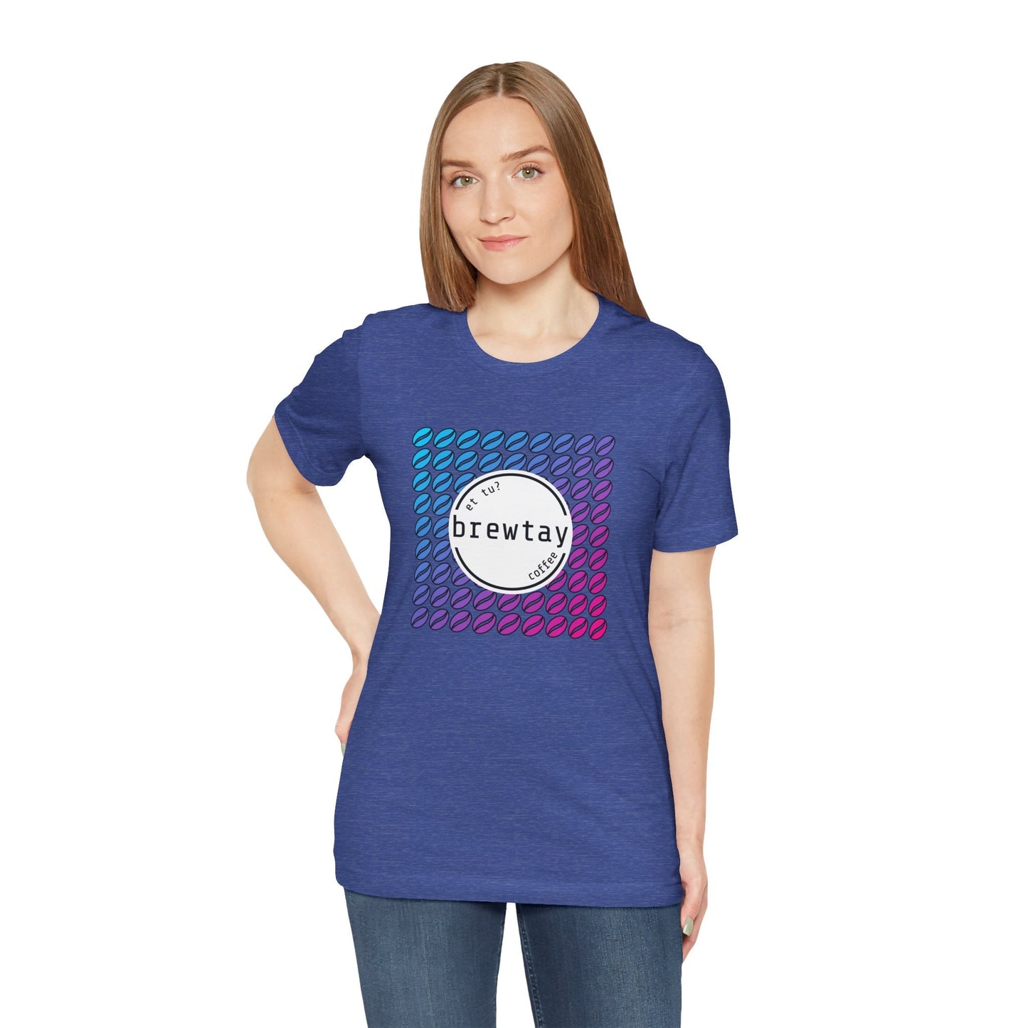Neon Coffee Bean Gradient T-Shirt Printify