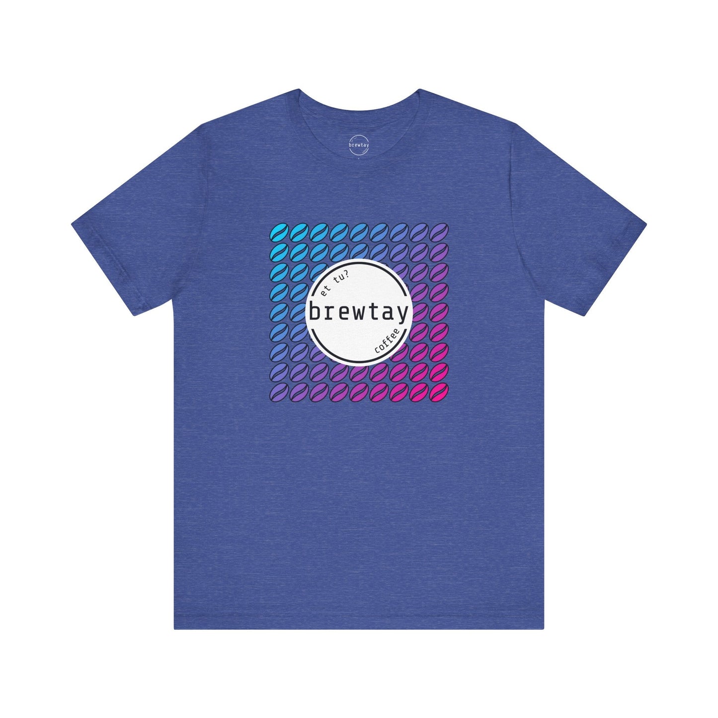 Neon Coffee Bean Gradient T-Shirt Printify