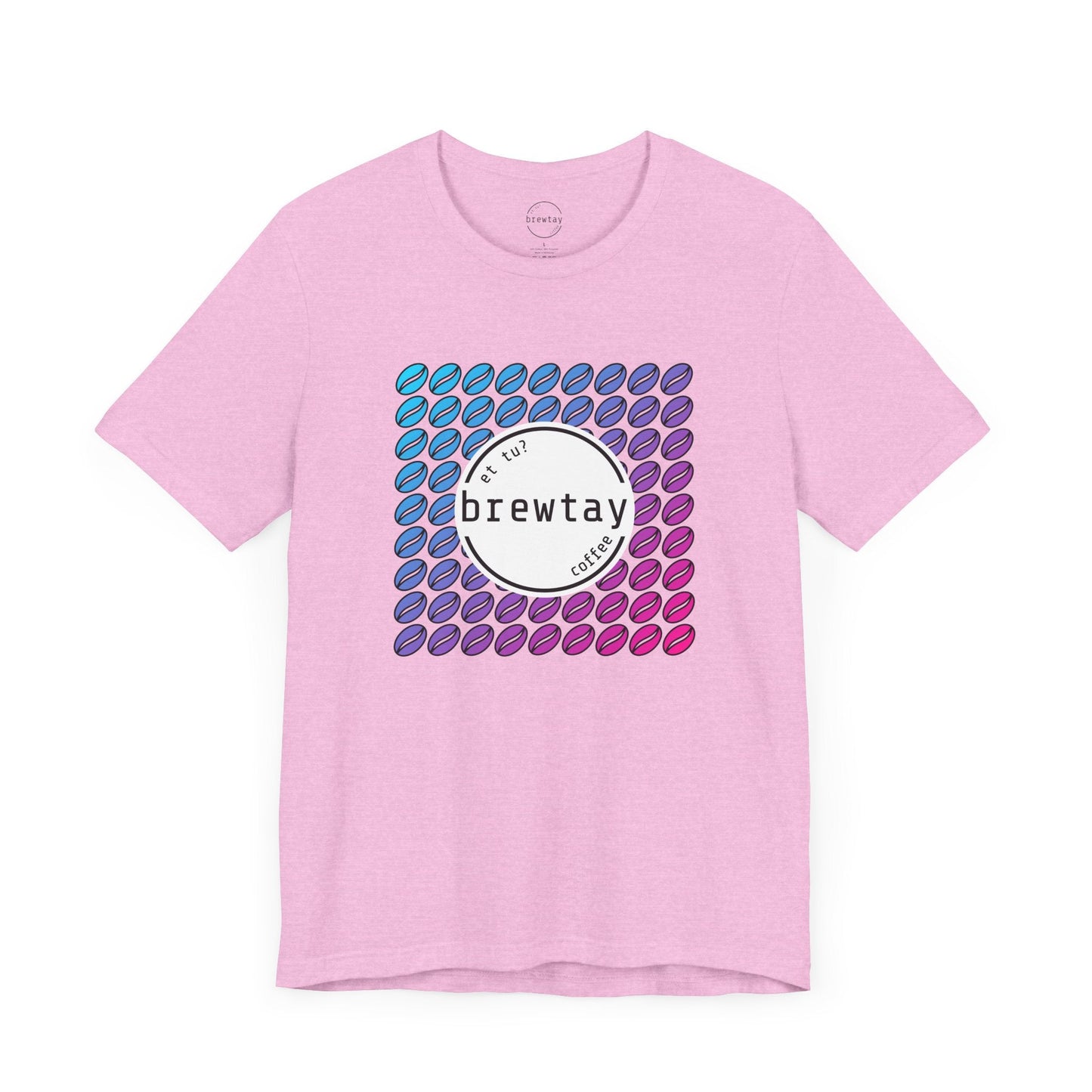 Neon Coffee Bean Gradient T-Shirt Printify