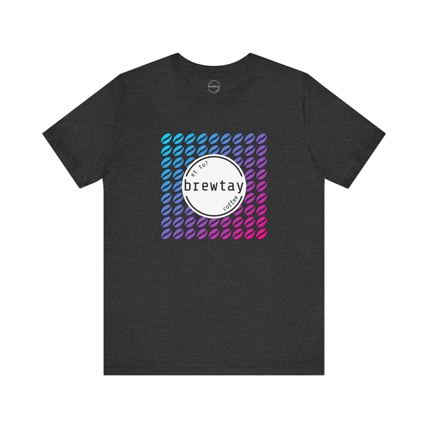 Neon Coffee Bean Gradient T-Shirt Printify