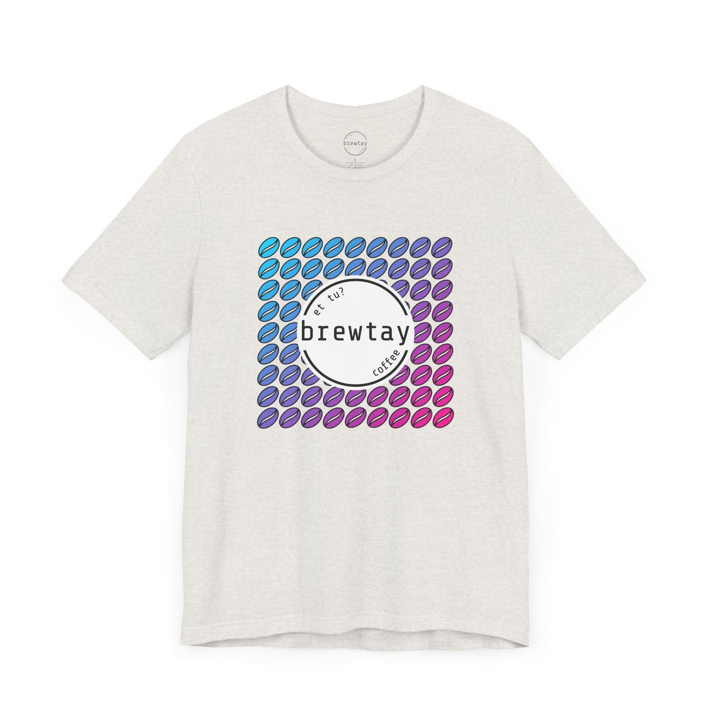 Neon Coffee Bean Gradient T-Shirt Printify