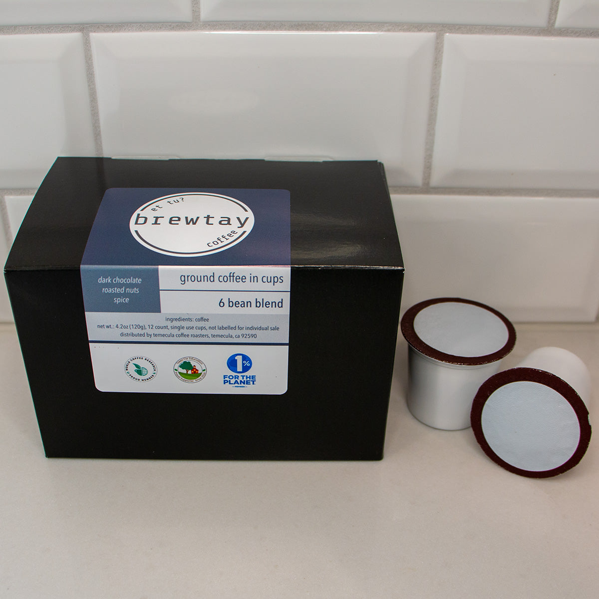 6 Bean Blend Coffee K-Cups Brewtay Coffee