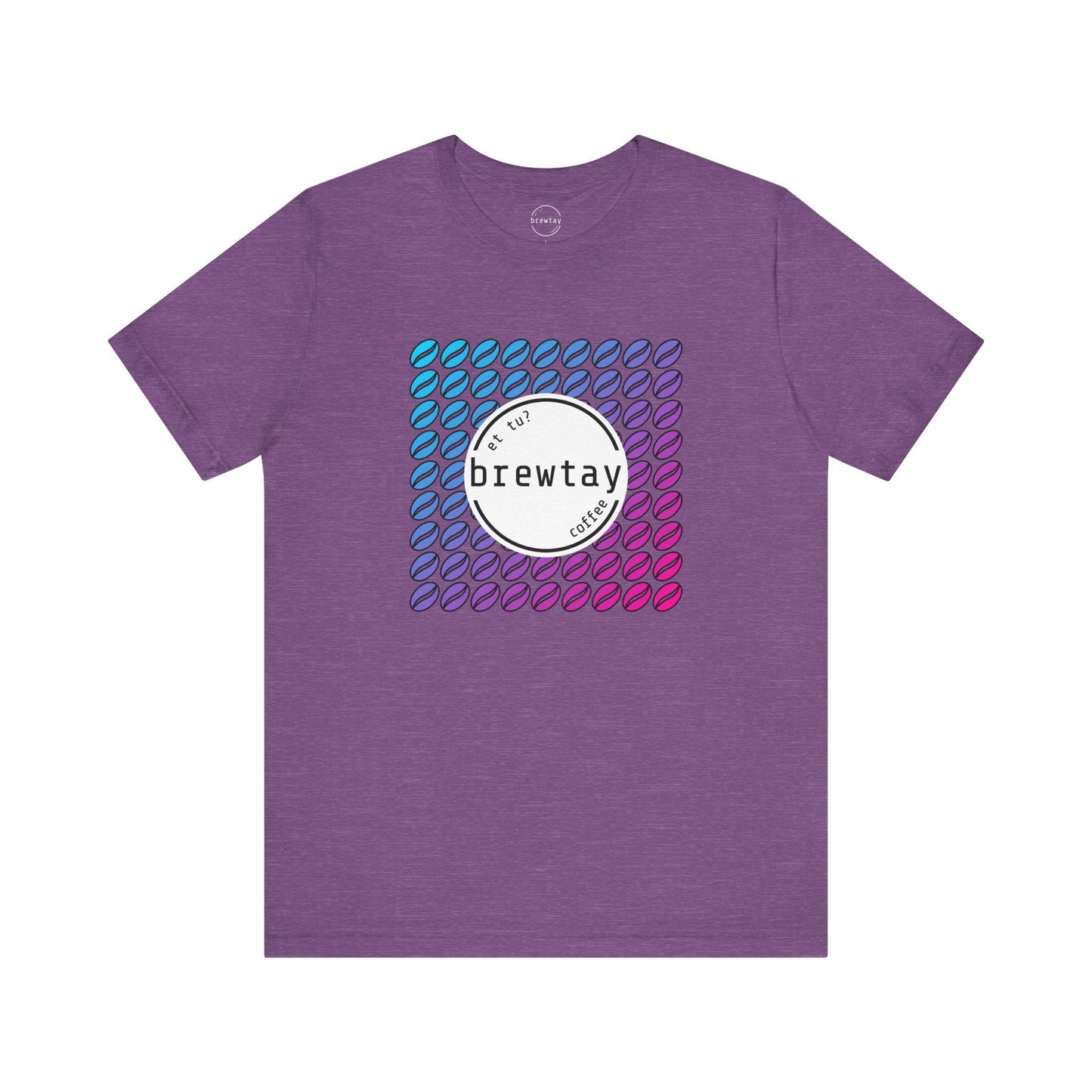 Neon Coffee Bean Gradient T-Shirt Printify