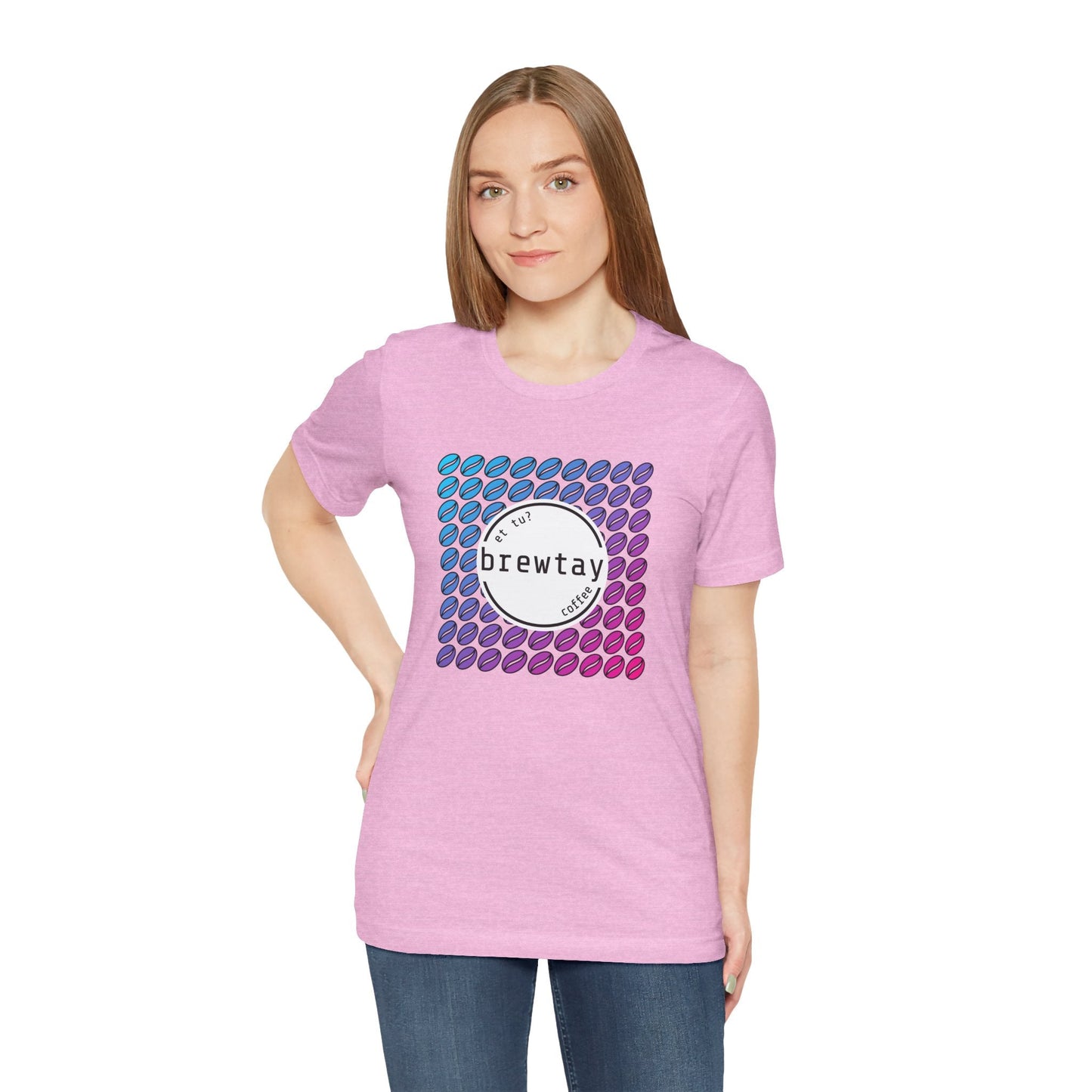 Neon Coffee Bean Gradient T-Shirt Printify