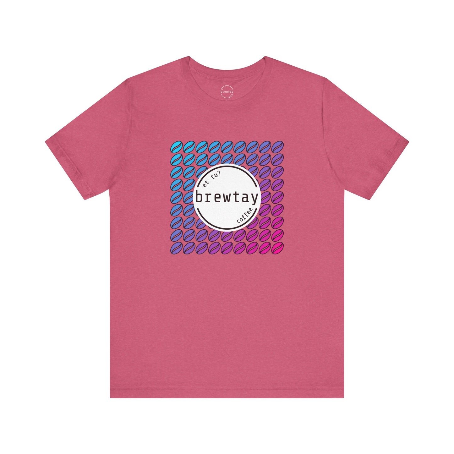 Neon Coffee Bean Gradient T-Shirt Printify