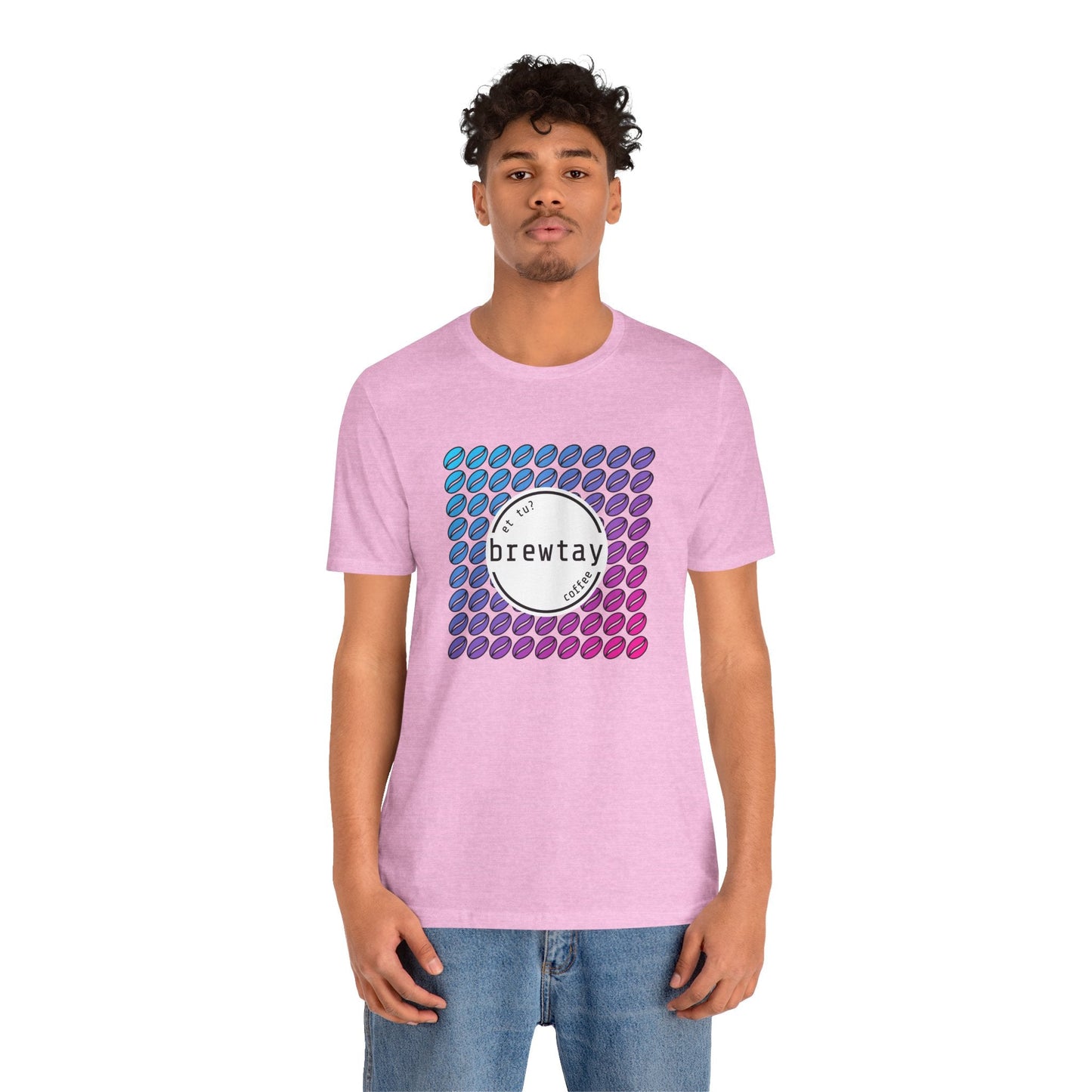 Neon Coffee Bean Gradient T-Shirt Printify