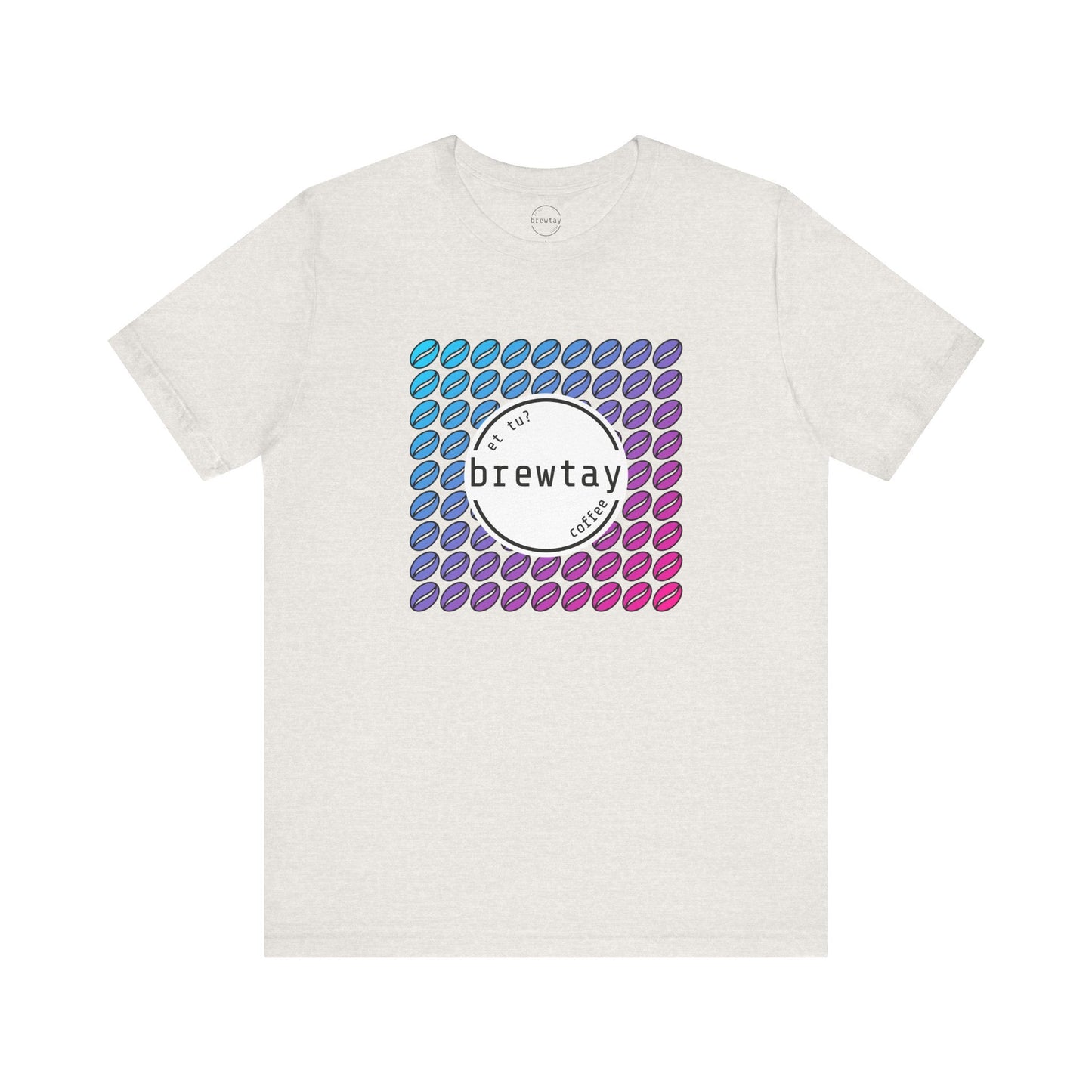 Neon Coffee Bean Gradient T-Shirt Printify