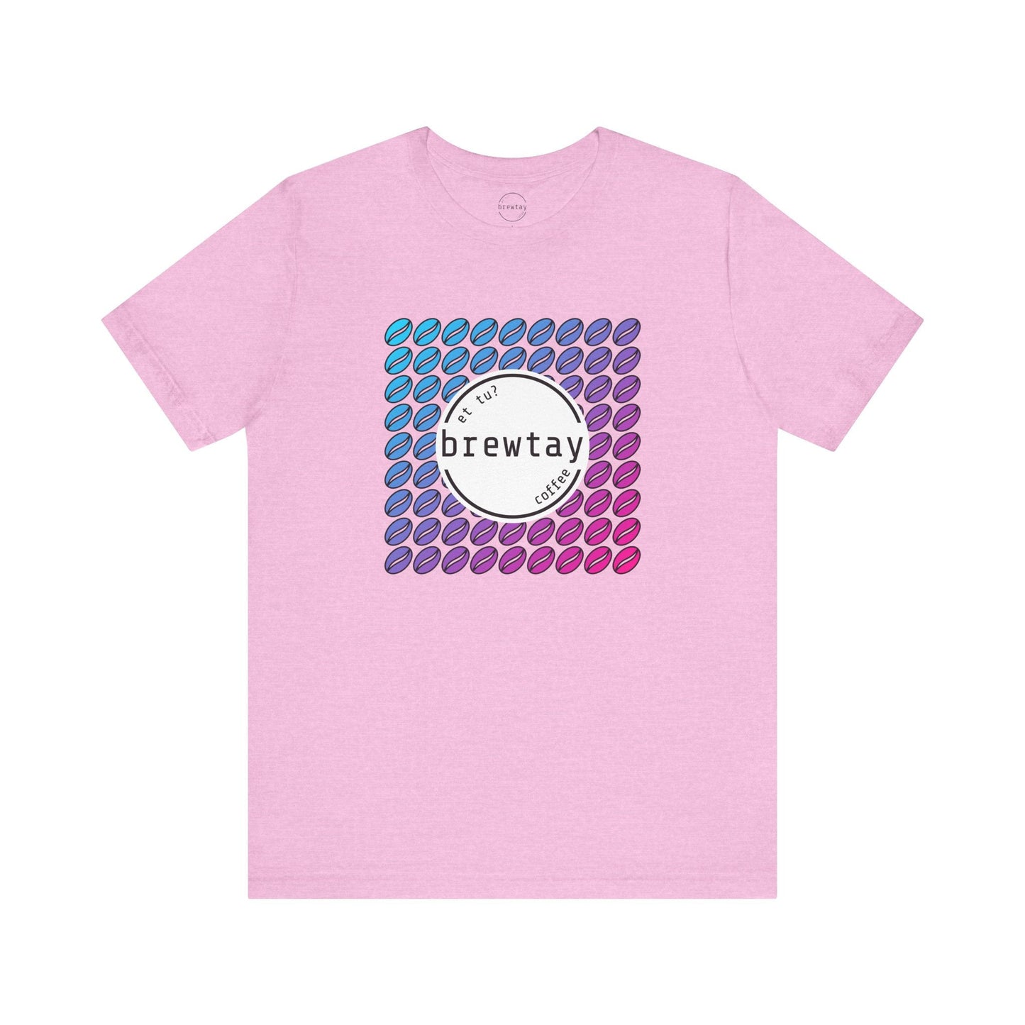 Neon Coffee Bean Gradient T-Shirt Printify