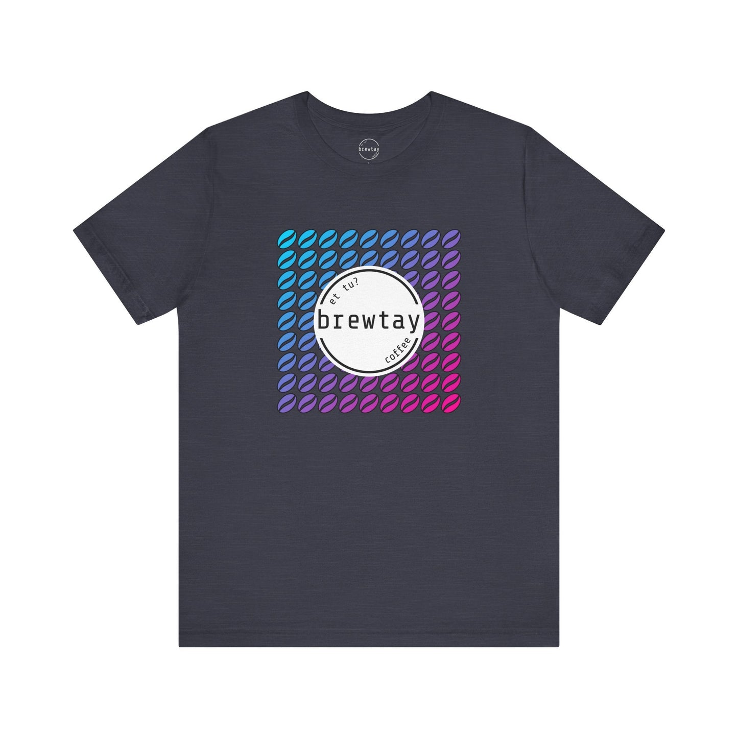 Neon Coffee Bean Gradient T-Shirt Printify