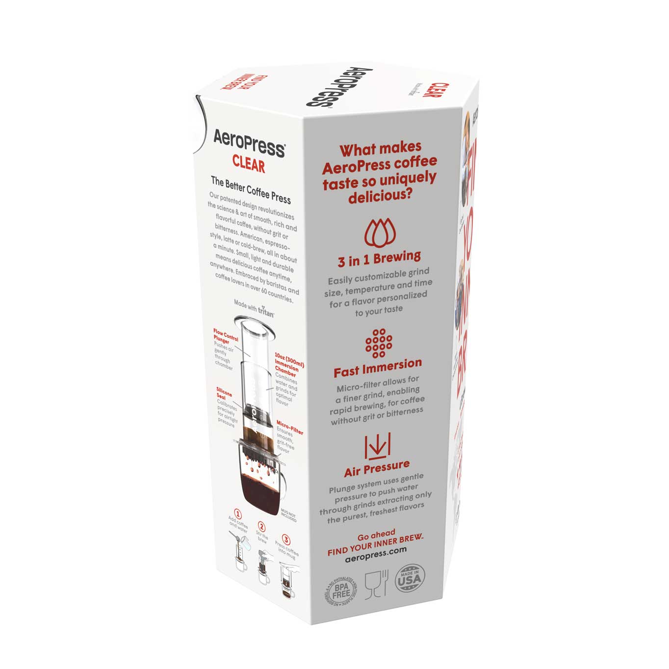 AeroPress Clear Coffee Maker Espresso Parts