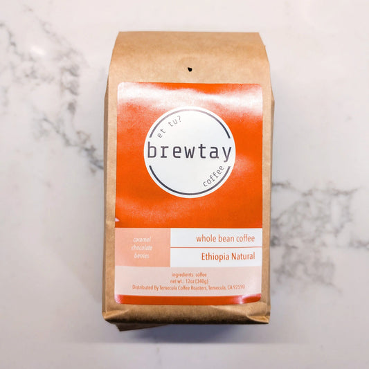 Ethiopia Natural Single Origin Coffee - Brewtay Coffee