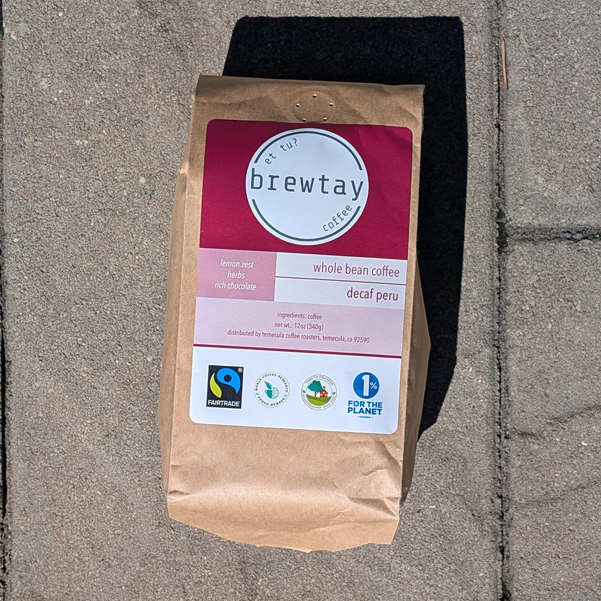 Fairtrade® Peru Decaf Coffee Brewtay Coffee