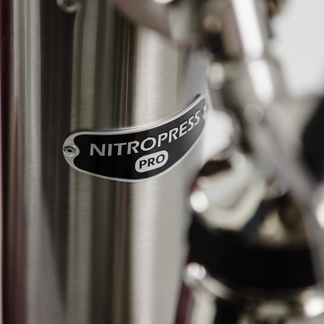 NitroPress Pro Handheld Nitro Dispenser - Smart-Pressure Nitro Cold Brew Infuser (0.5L)