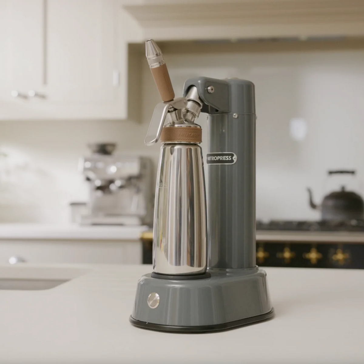 NitroPress DS Countertop Nitro Dispenser - Continuous Draft Nitro Coffee System (No Gas Cartridges)