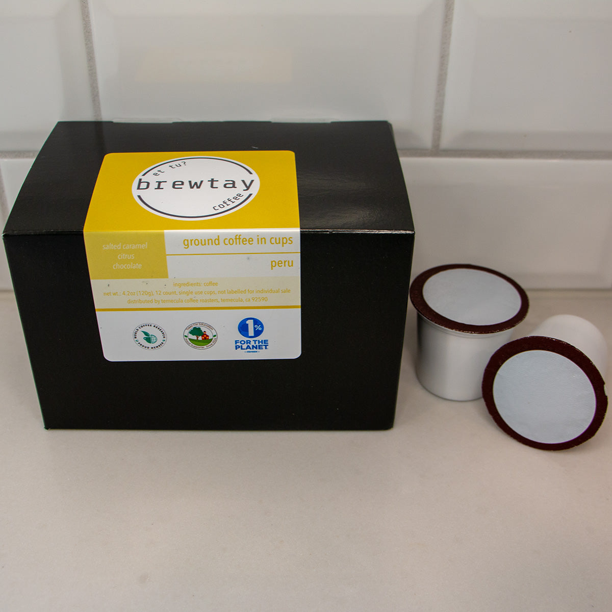 Peru Single Origin Coffee K-Cups Brewtay Coffee