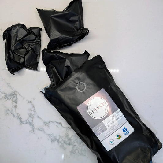 Best Sellers Sample Pack: 6Bean, Cowboy, Breakfast, Peru, Mexico, Bali - Brewtay Coffee
