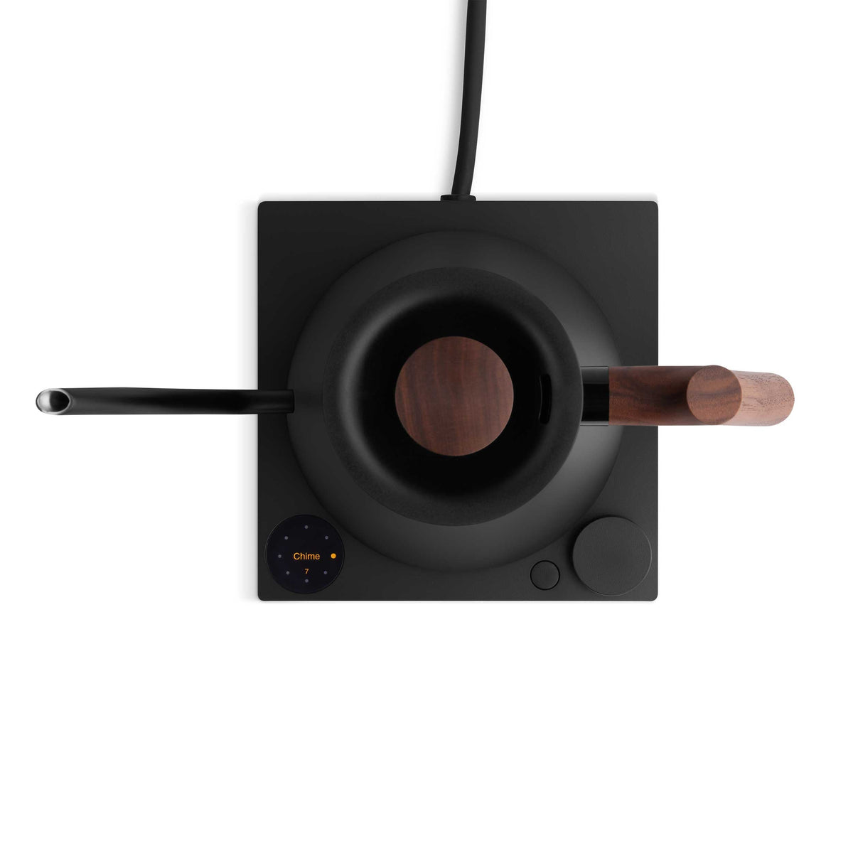 Fellow Stagg EKG Pro Electric Kettle - Matte Black w/ Walnut Espresso Parts