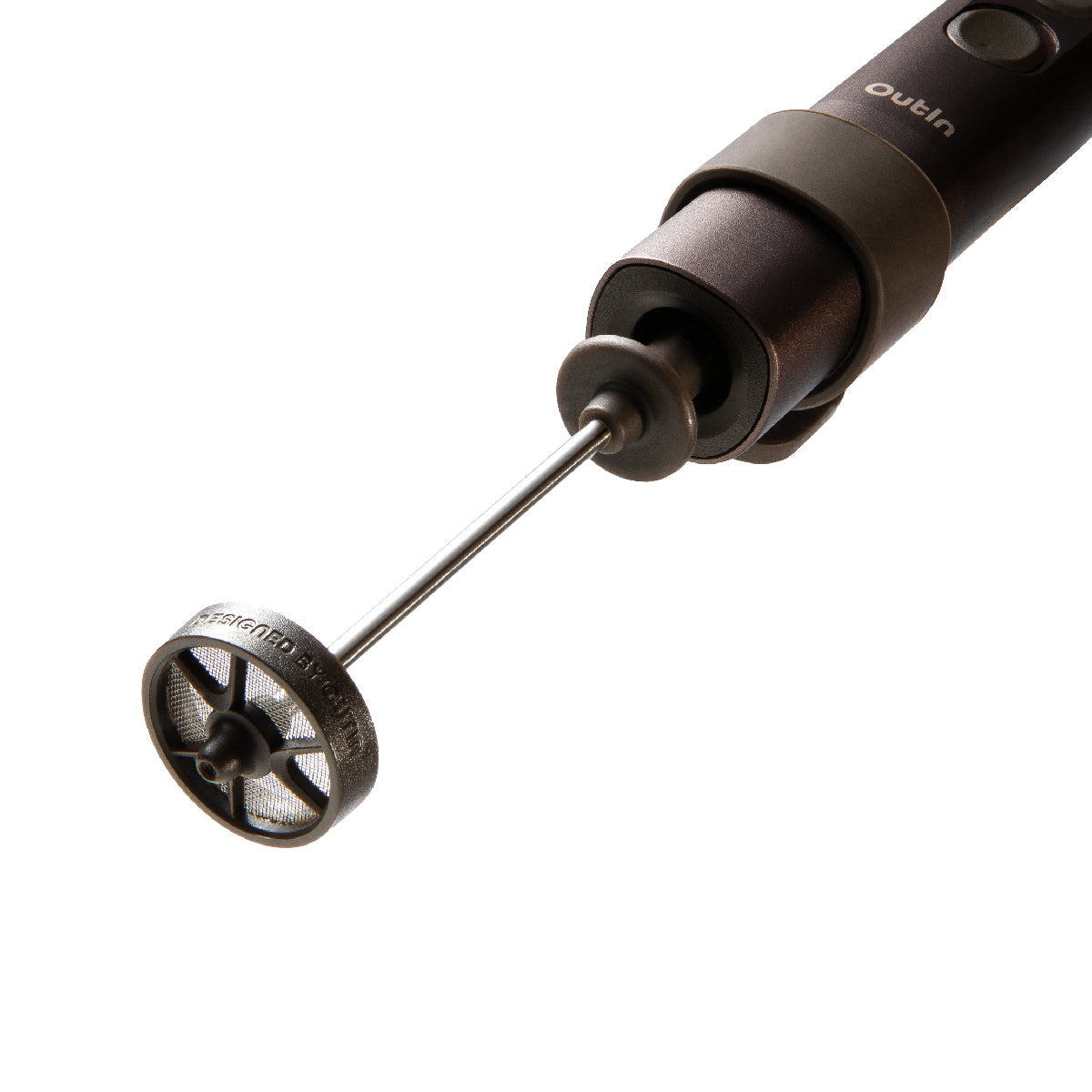 OutIn LattoGo Portable Handheld Milk Frother - Dual-Speed Whisk, USB-C Rechargeable