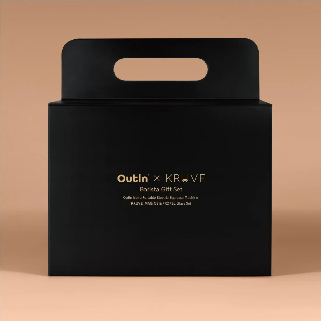 OutIn x KRUVE Barista Specialty Espresso Gift Set - Portable Nano Machine with Kruve Glassware