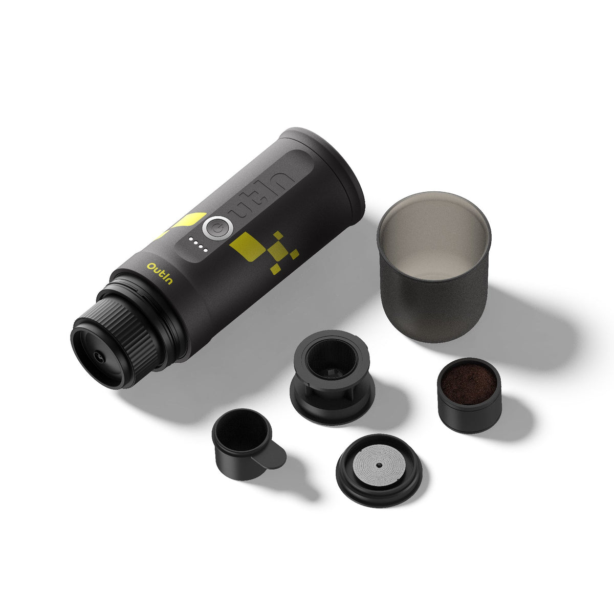 OutIn Nano Lotus Limited Edition Espresso Gift Set - Portable Machine with Travel Case & Accessories