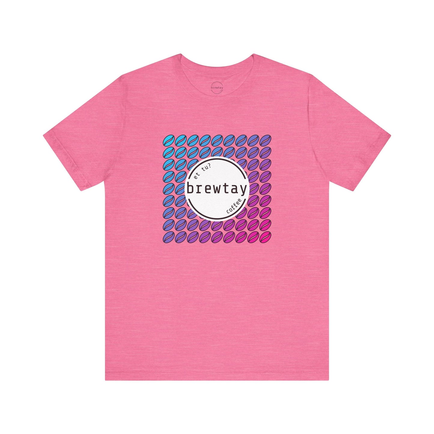 Neon Coffee Bean Gradient T-Shirt Printify