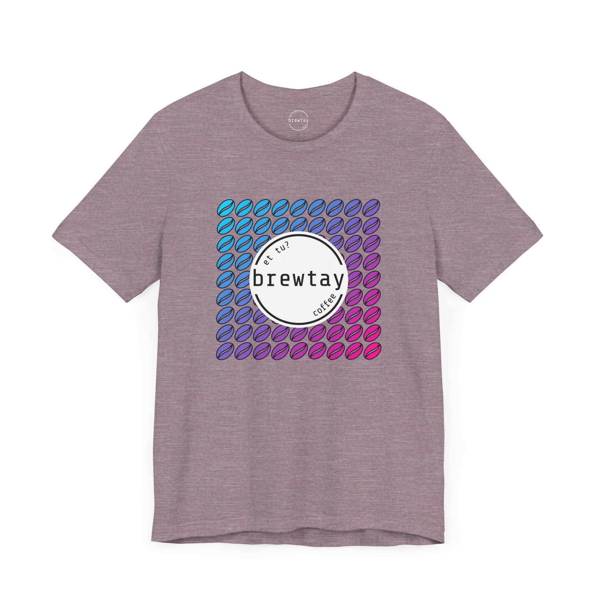 Neon Coffee Bean Gradient T-Shirt Printify