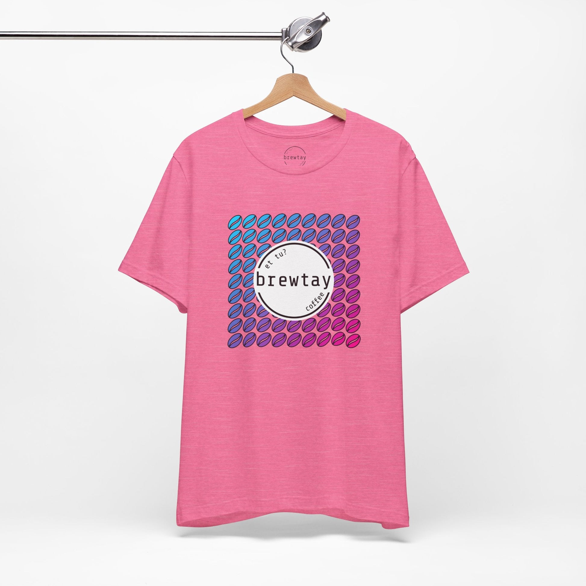 Neon Coffee Bean Gradient T-Shirt Printify