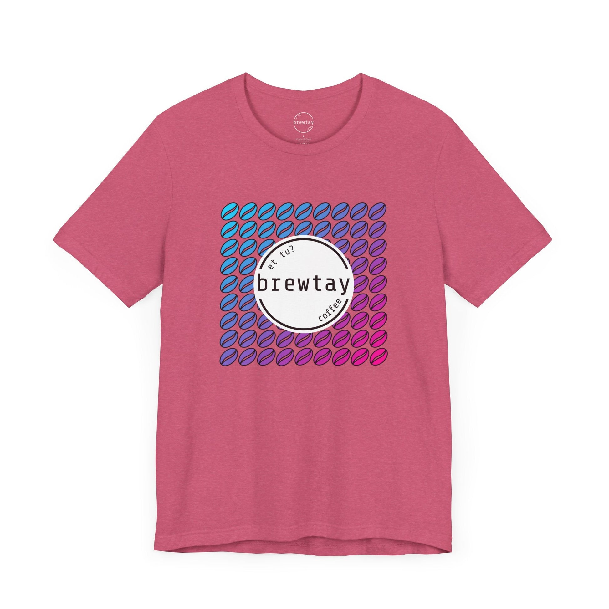 Neon Coffee Bean Gradient T-Shirt Printify