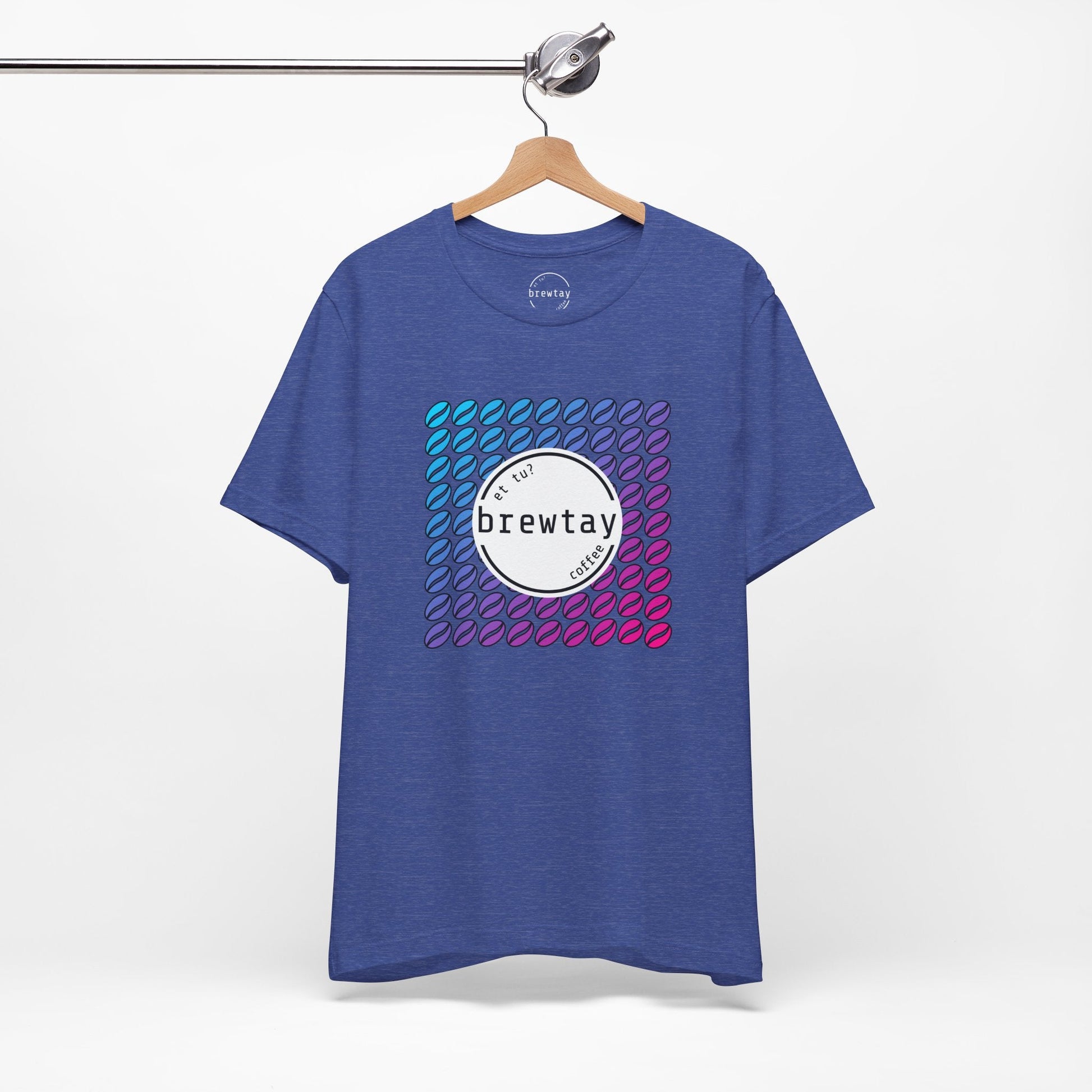 Neon Coffee Bean Gradient T-Shirt Printify
