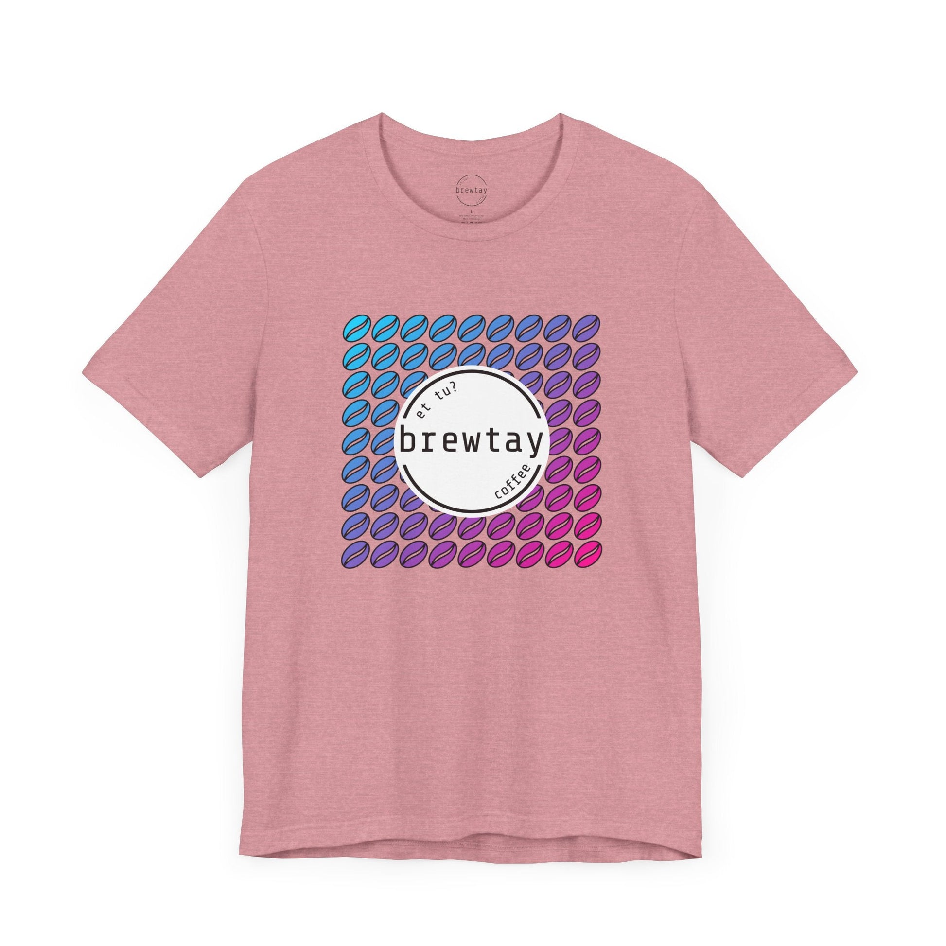 Neon Coffee Bean Gradient T-Shirt Printify